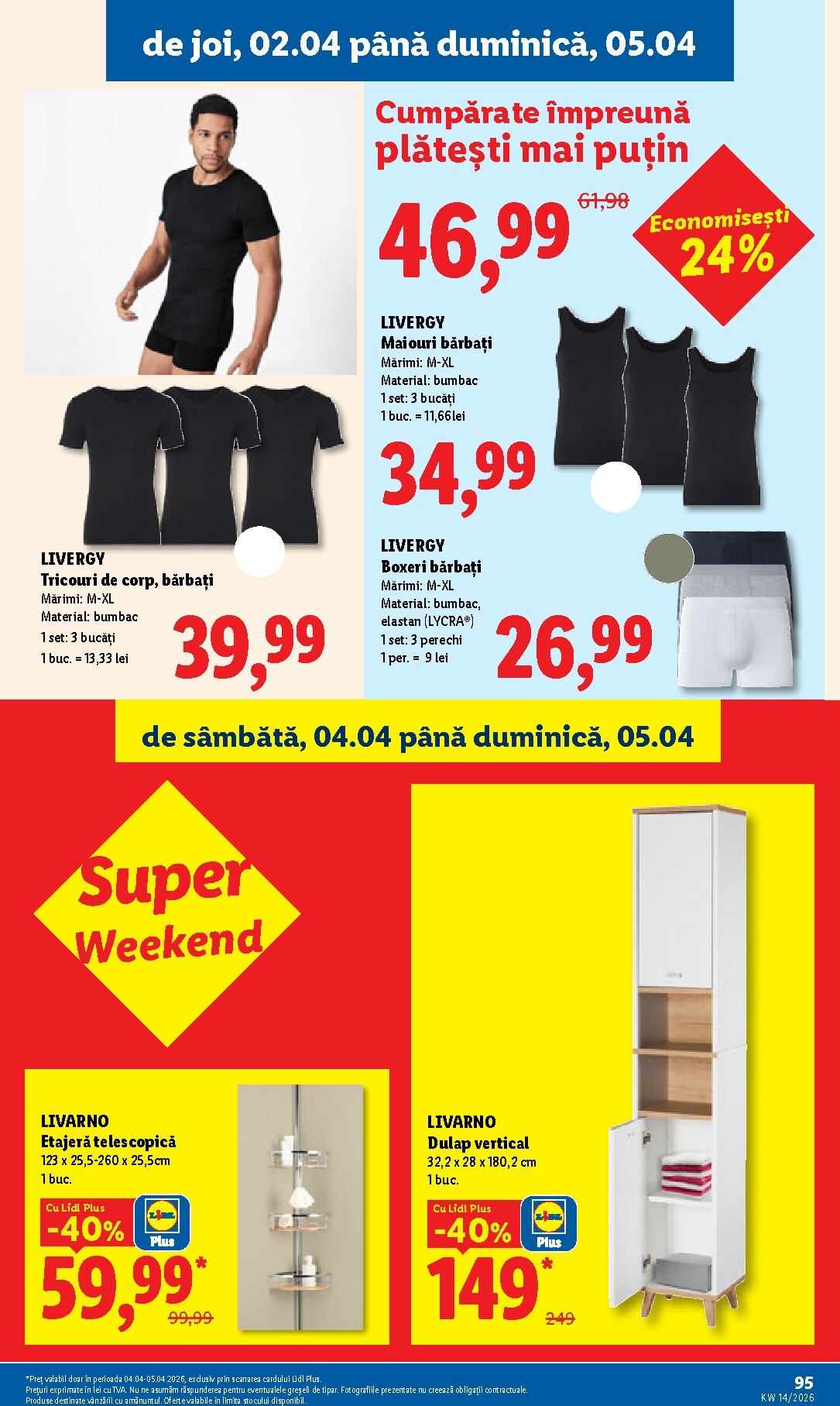 lidl - Catalog Lidl online – oferte valabile din 30.03.2026 - page: 95