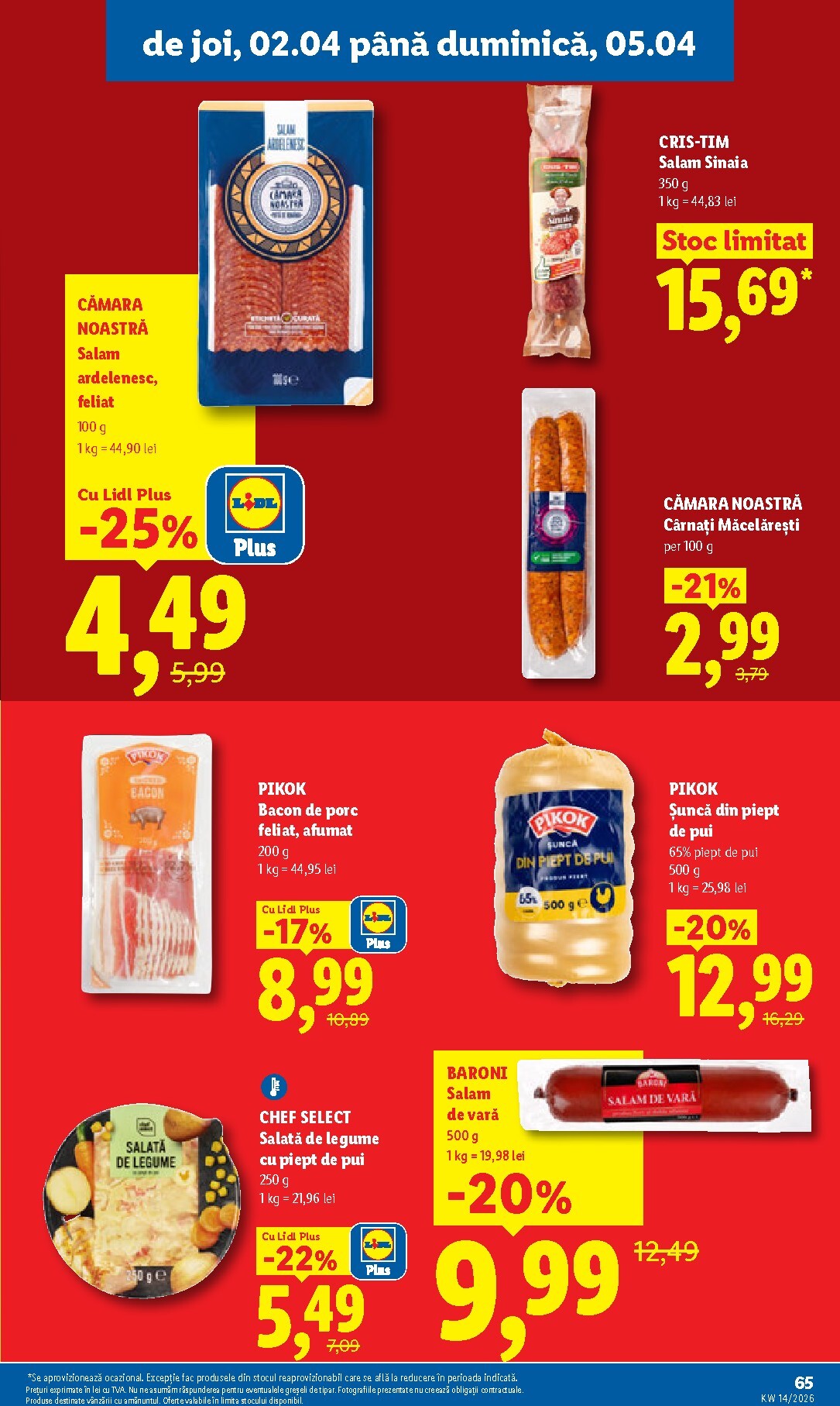 lidl - Catalog Lidl online – oferte valabile din 30.03.2026 - page: 65