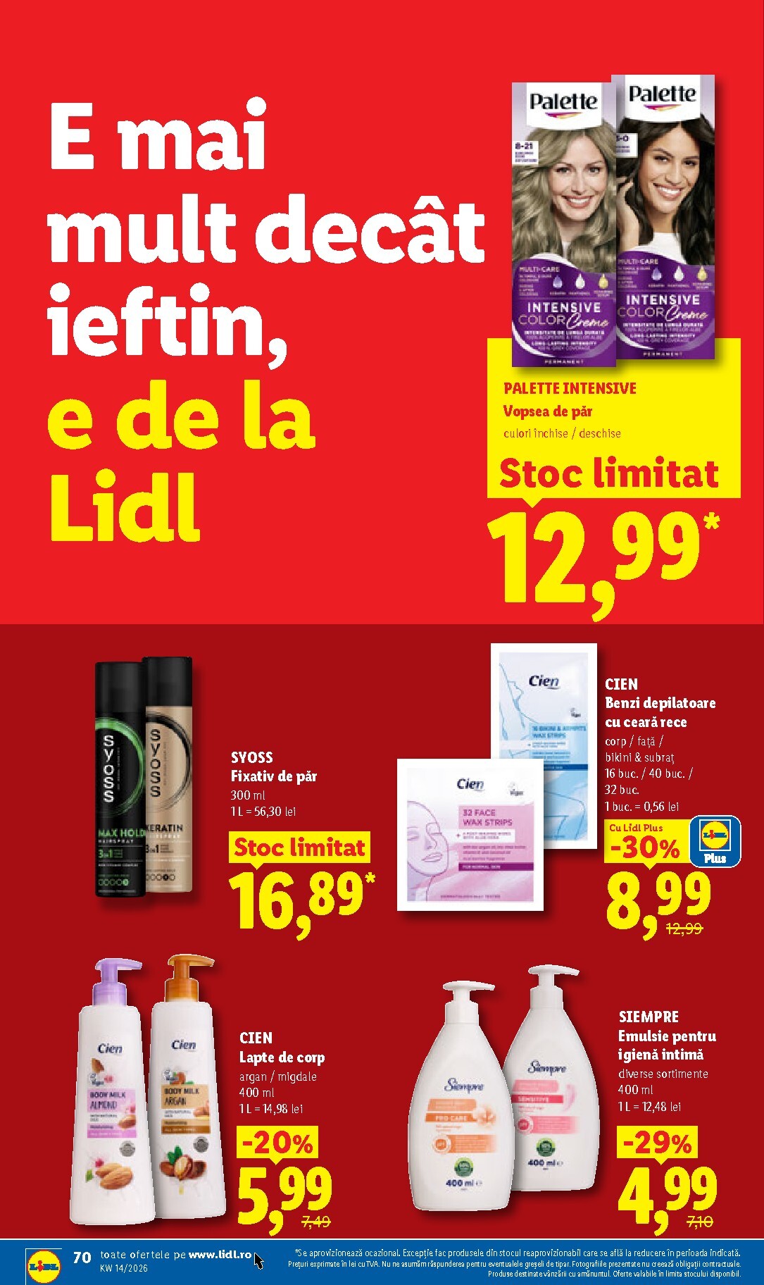 lidl - Catalog Lidl online – oferte valabile din 30.03.2026 - page: 70