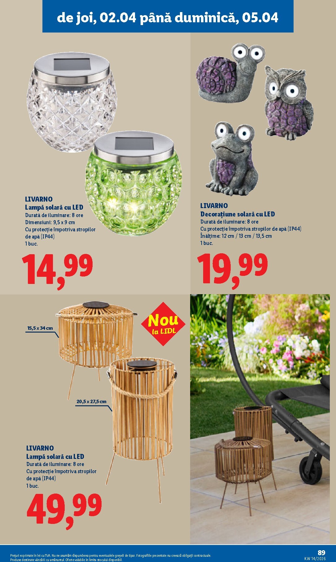 lidl - Catalog Lidl online – oferte valabile din 30.03.2026 - page: 89