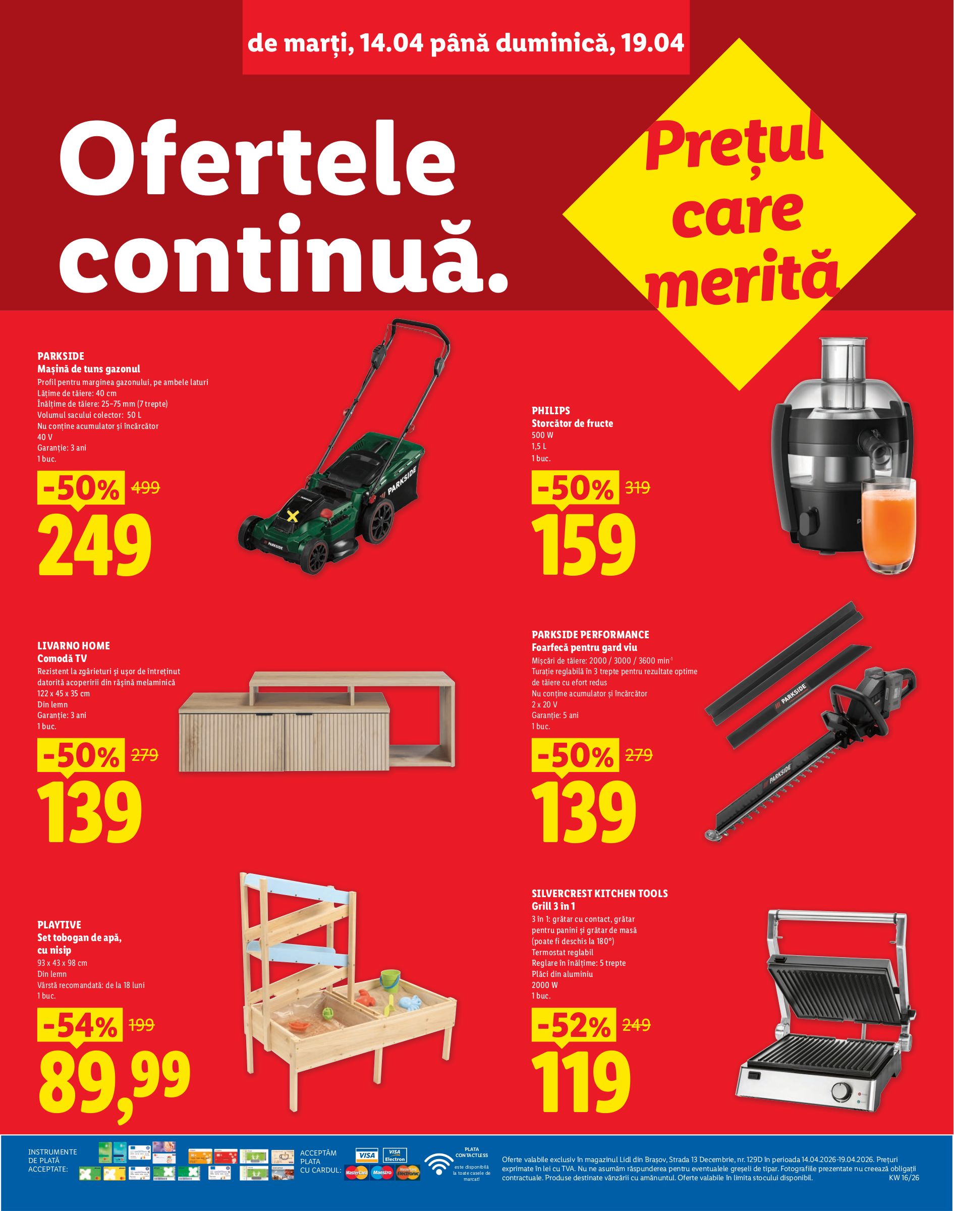 lidl - Lidl - Brasov pliante pentru săptămâna viitoare de la marți 14.04.2026 până la duminică 19.04.2026 - page: 4