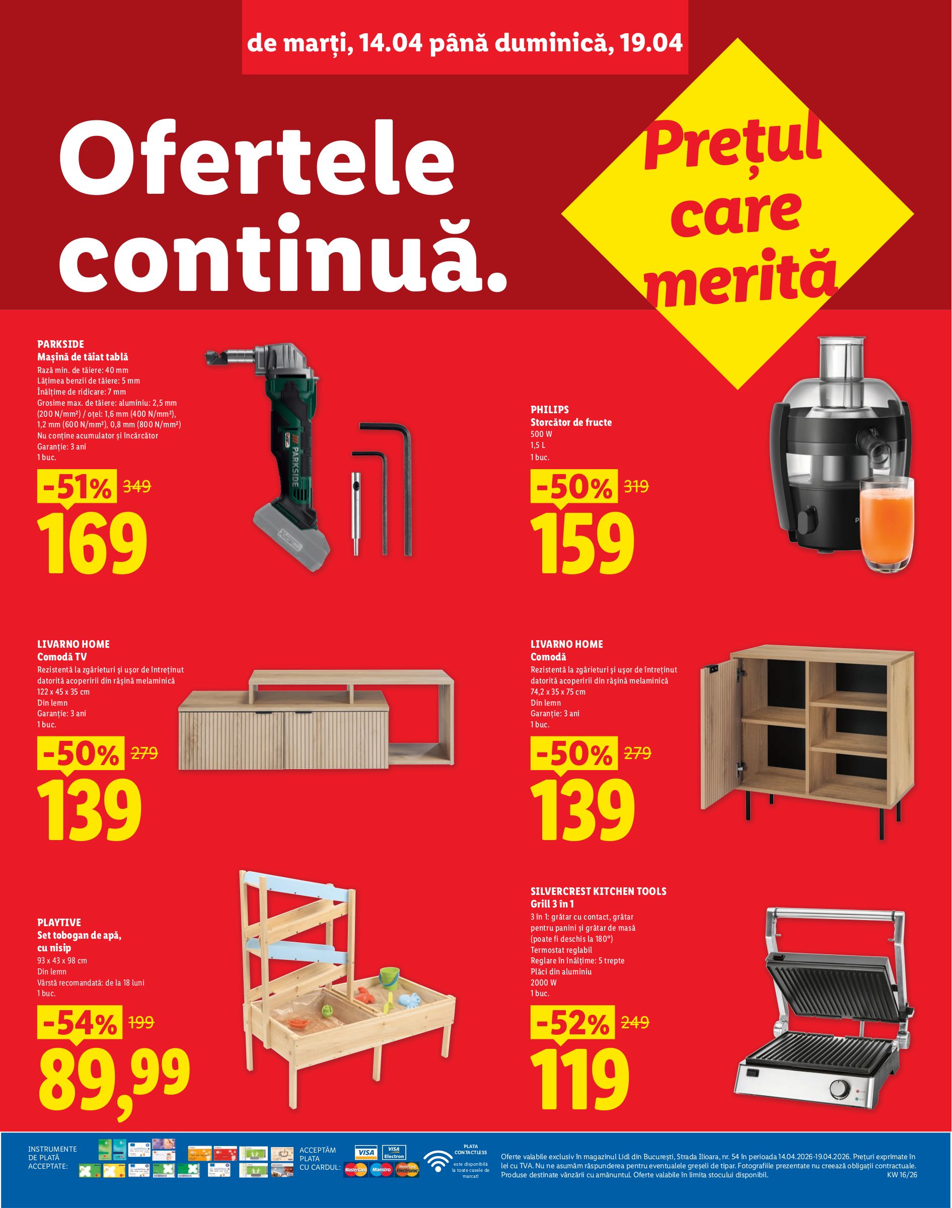 lidl - Lidl - Ilioara pliante pentru săptămâna viitoare de la marți 14.04.2026 până la duminică 19.04.2026 - page: 4