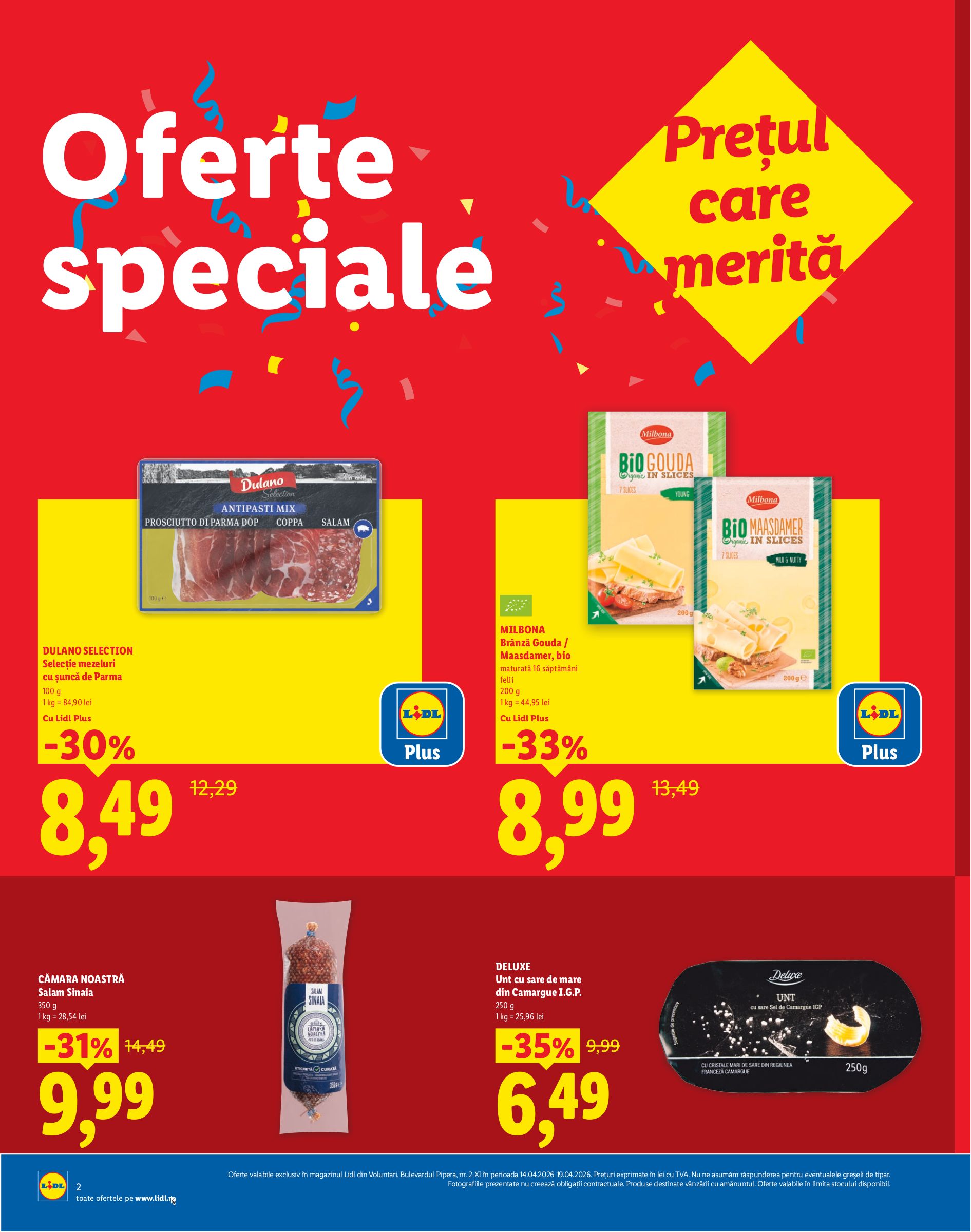 lidl - Lidl - Voluntari pliante pentru săptămâna viitoare de la marți 14.04.2026 până la duminică 19.04.2026 - page: 2