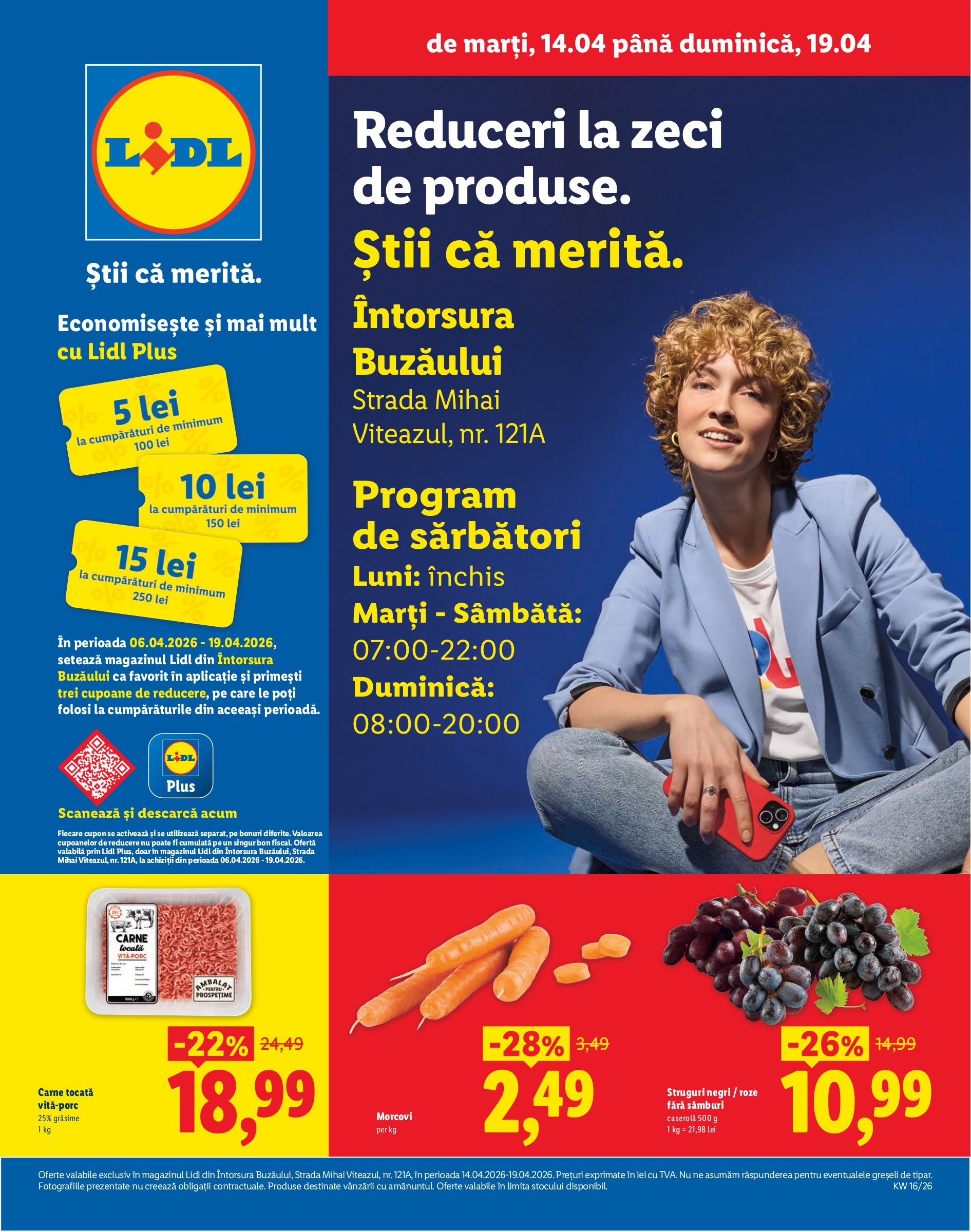 lidl - Lidl - Intorsura Buzaului pliante pentru săptămâna viitoare de la marți 14.04.2026 până la duminică 19.04.2026