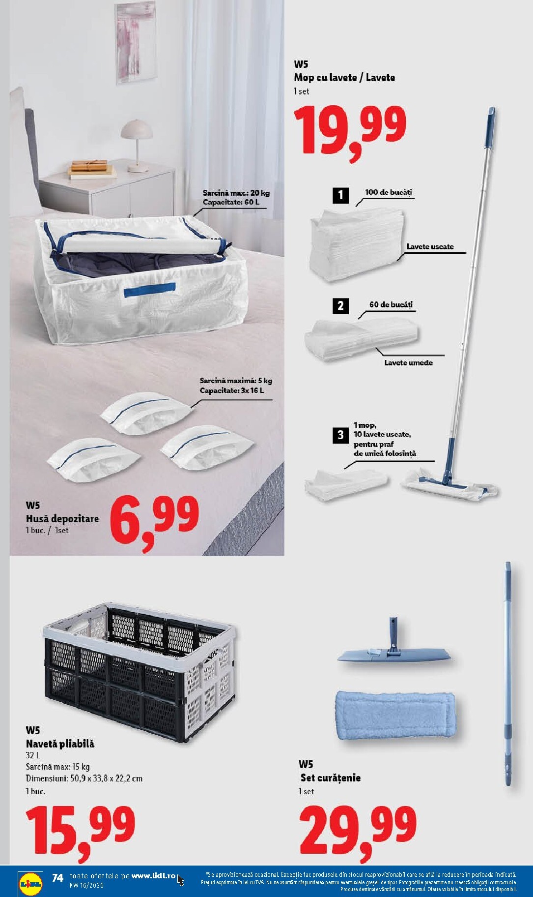 lidl - Lidl pliante pentru săptămâna viitoare de la marți 14.04.2026 până la duminică 19.04.2026 - page: 74