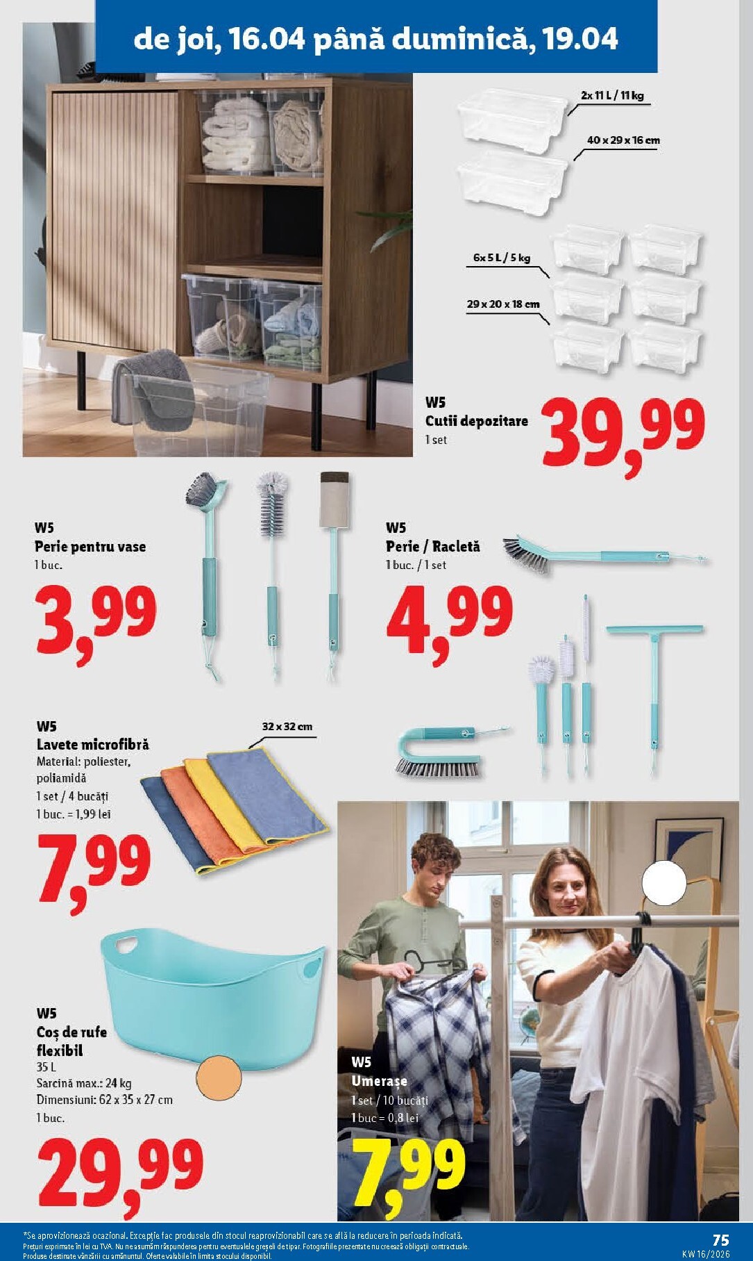 lidl - Lidl pliante pentru săptămâna viitoare de la marți 14.04.2026 până la duminică 19.04.2026 - page: 75
