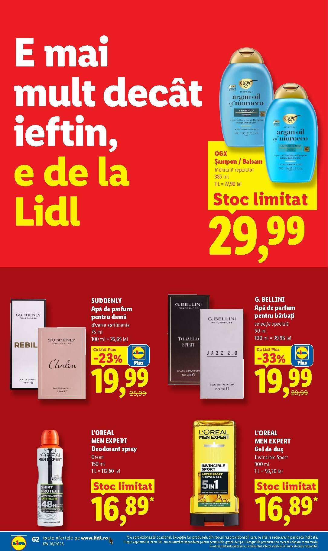 lidl - Lidl pliante pentru săptămâna viitoare de la marți 14.04.2026 până la duminică 19.04.2026 - page: 62