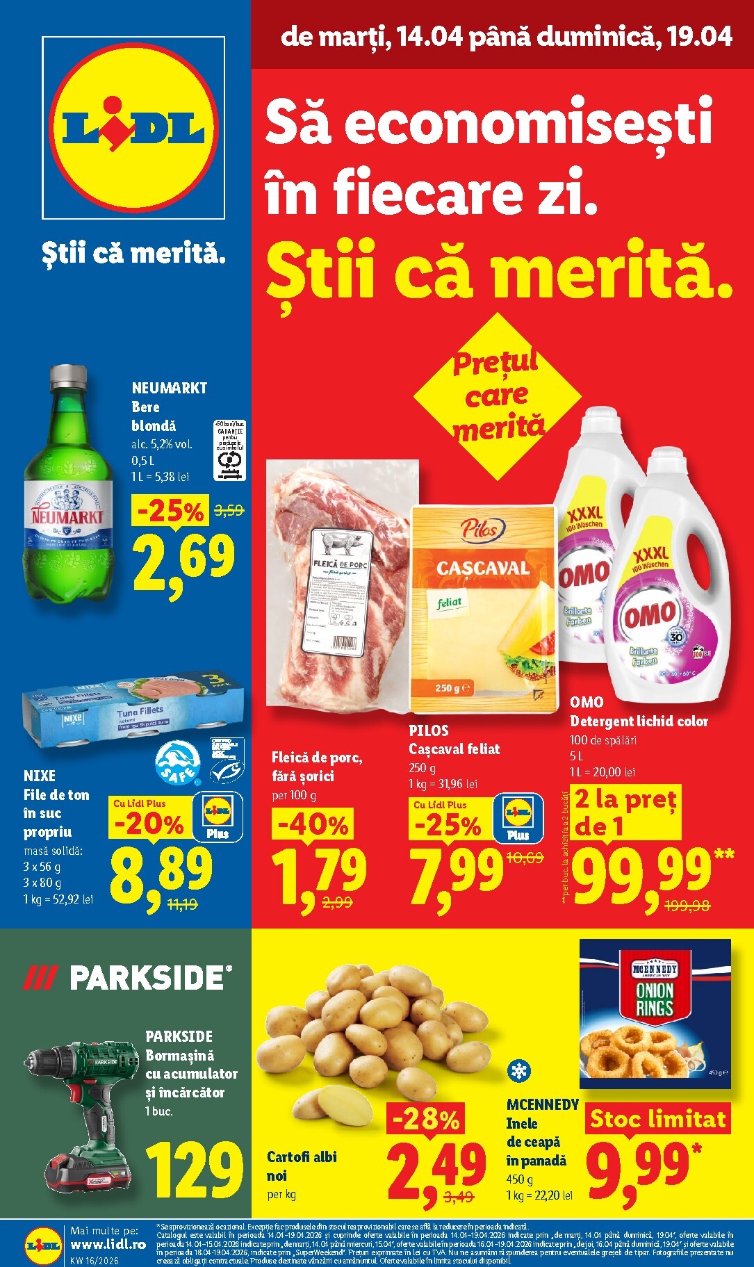 lidl - Lidl pliante pentru săptămâna viitoare de la marți 14.04.2026 până la duminică 19.04.2026