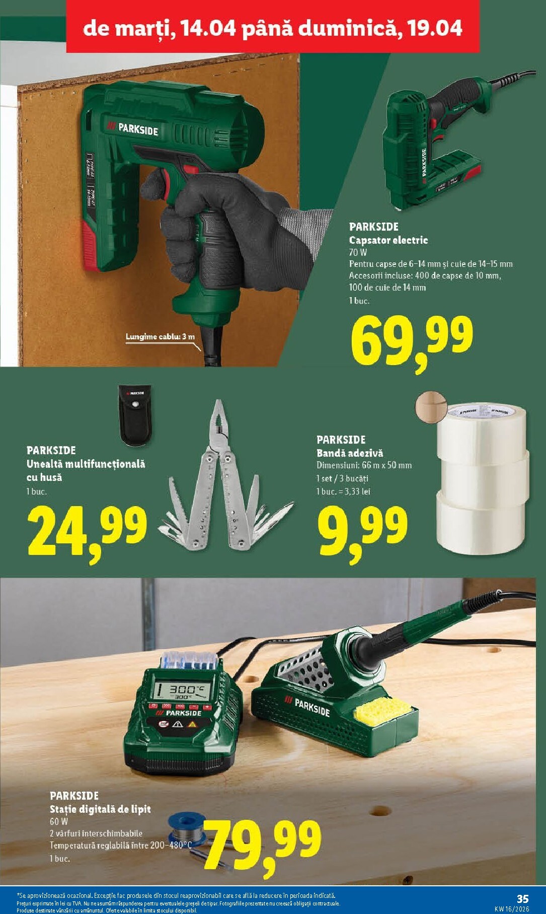 lidl - Lidl pliante pentru săptămâna viitoare de la marți 14.04.2026 până la duminică 19.04.2026 - page: 35