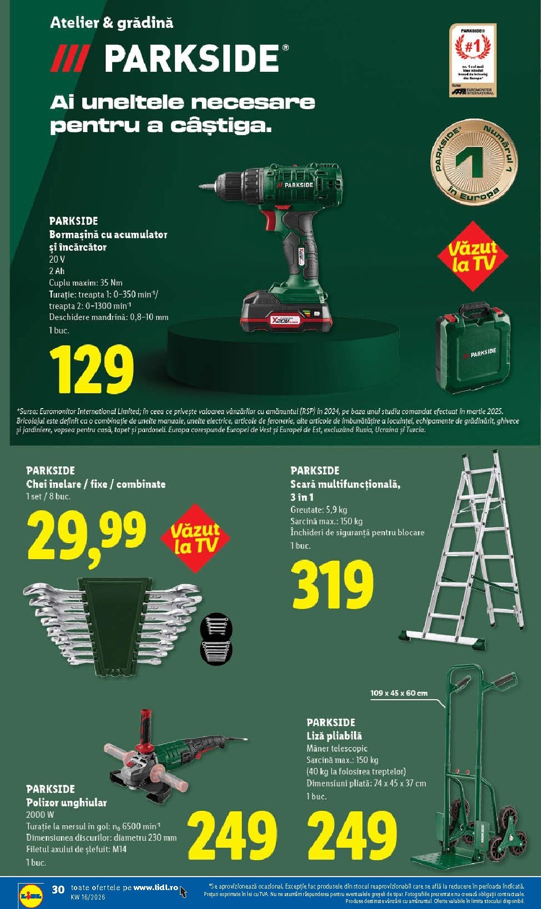 lidl - Lidl pliante pentru săptămâna viitoare de la marți 14.04.2026 până la duminică 19.04.2026 - page: 30