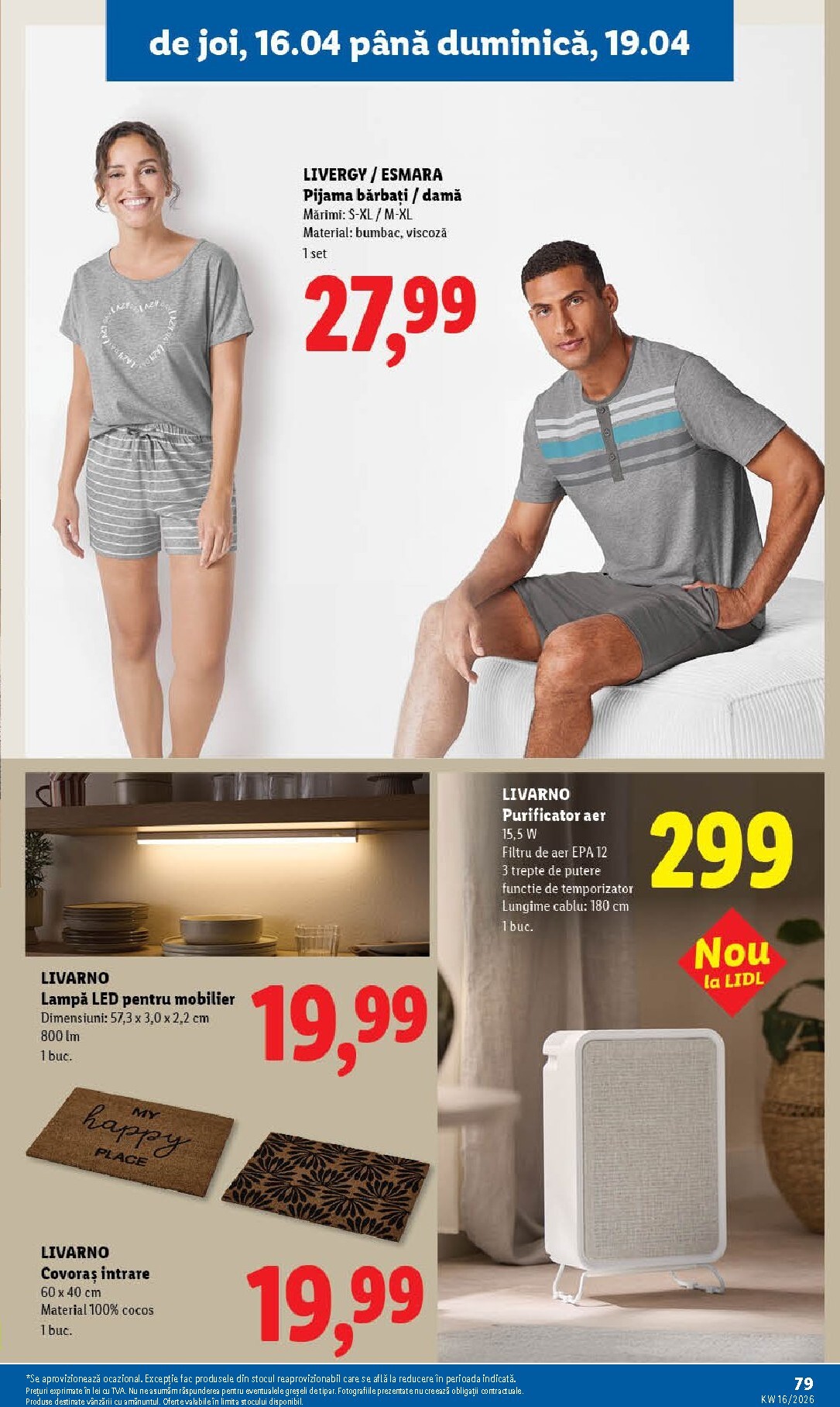 lidl - Lidl pliante pentru săptămâna viitoare de la marți 14.04.2026 până la duminică 19.04.2026 - page: 79
