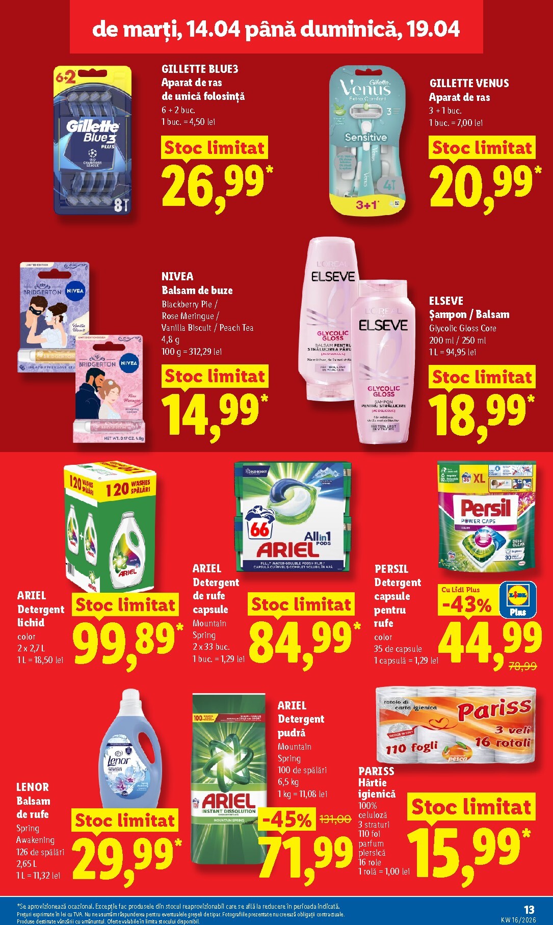 lidl - Lidl pliante pentru săptămâna viitoare de la marți 14.04.2026 până la duminică 19.04.2026 - page: 13