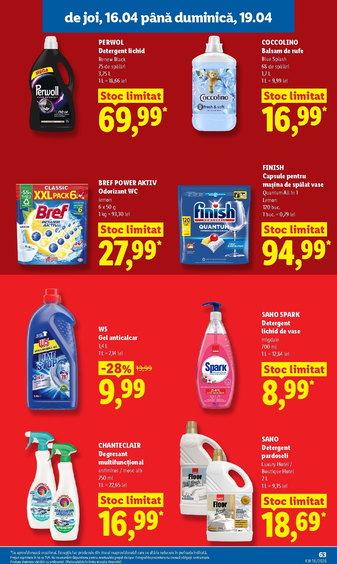 lidl - Lidl pliante pentru săptămâna viitoare de la marți 14.04.2026 până la duminică 19.04.2026 - page: 63