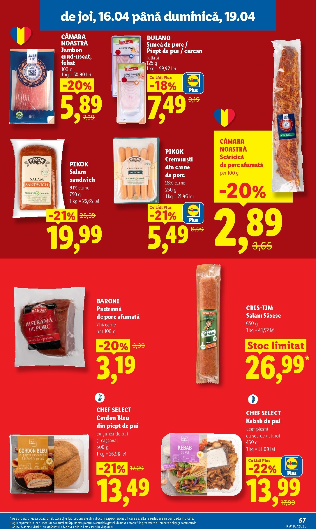 lidl - Lidl pliante pentru săptămâna viitoare de la marți 14.04.2026 până la duminică 19.04.2026 - page: 57