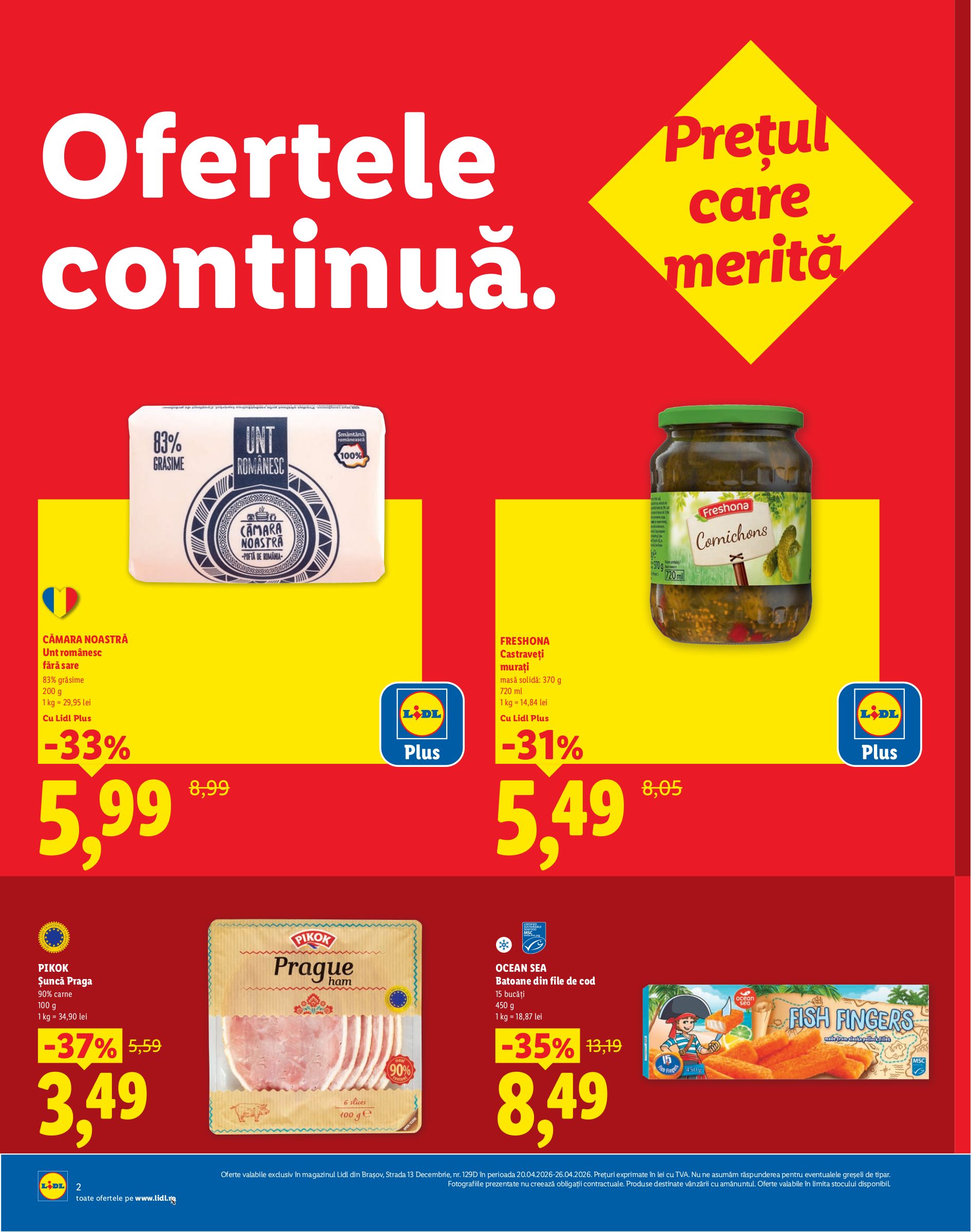 lidl - Lidl - Brasov pliante pentru săptămâna viitoare de la luni 20.04.2026 până la duminică 26.04.2026 - page: 2