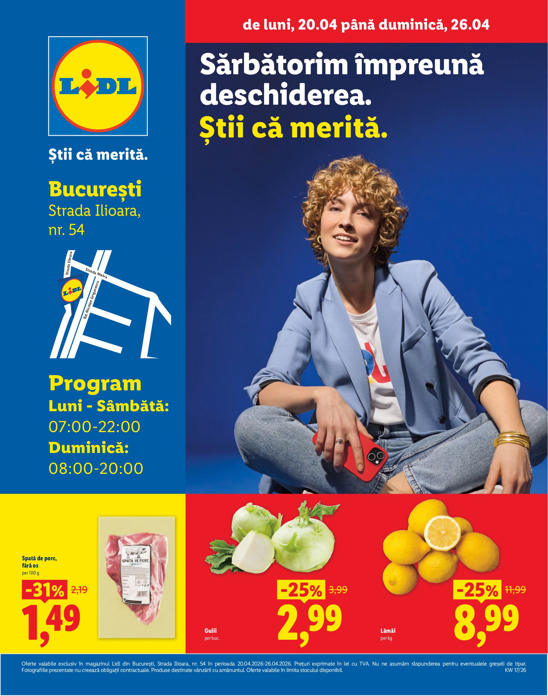 lidl - Lidl - Bucuresti pliante pentru săptămâna viitoare de la luni 20.04.2026 până la duminică 26.04.2026