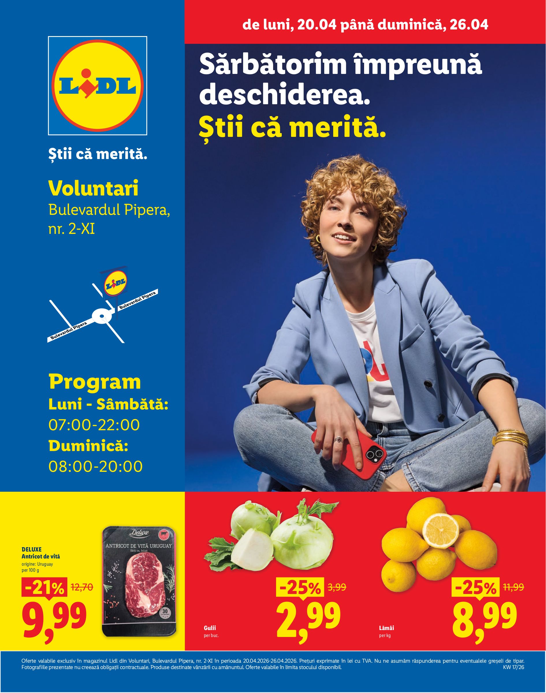 lidl - Lidl - Voluntari pliante pentru săptămâna viitoare de la luni 20.04.2026 până la duminică 26.04.2026