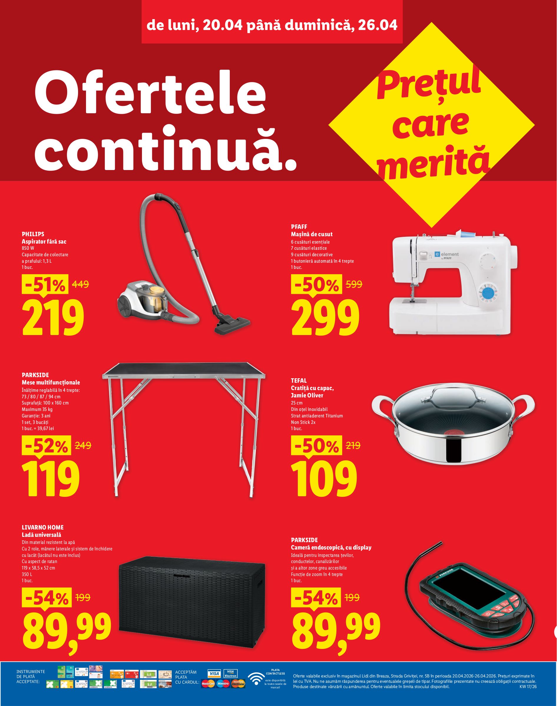 lidl - Lidl - Breaza pliante pentru săptămâna viitoare de la luni 20.04.2026 până la duminică 26.04.2026 - page: 4