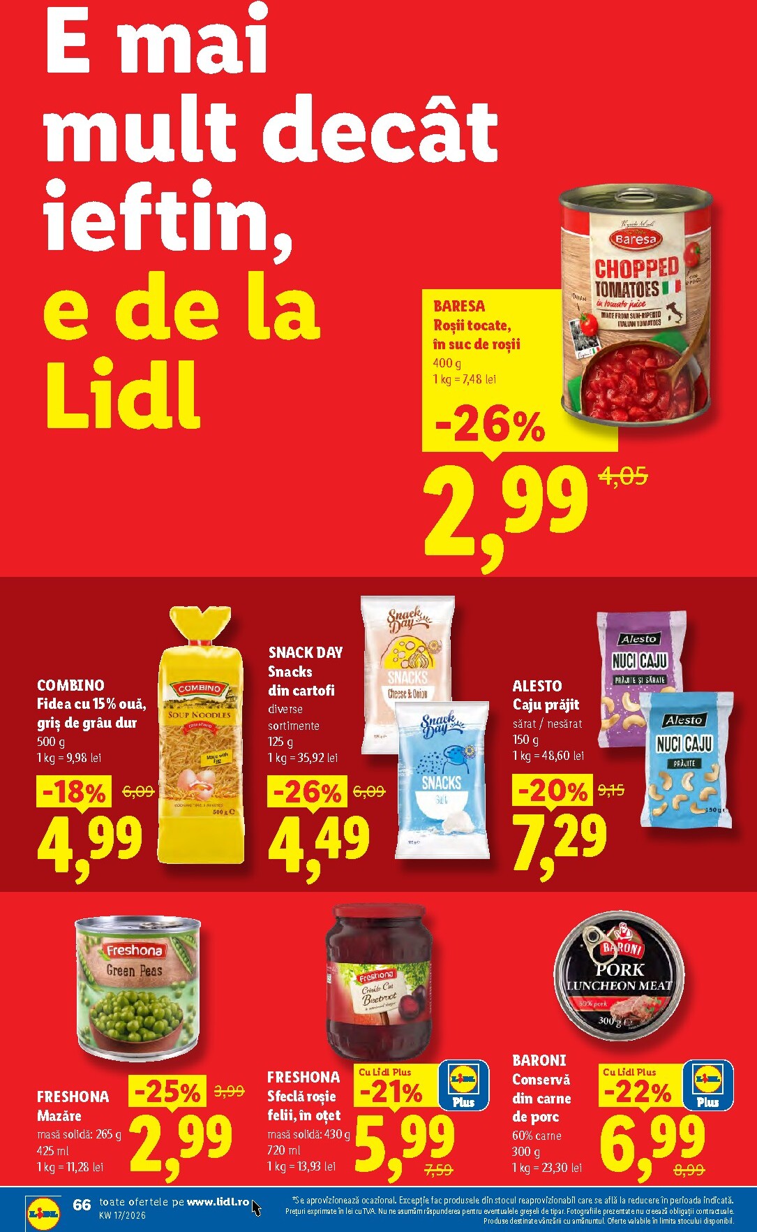 lidl - Lidl pliante pentru săptămâna viitoare de la luni 20.04.2026 până la duminică 26.04.2026 - page: 66