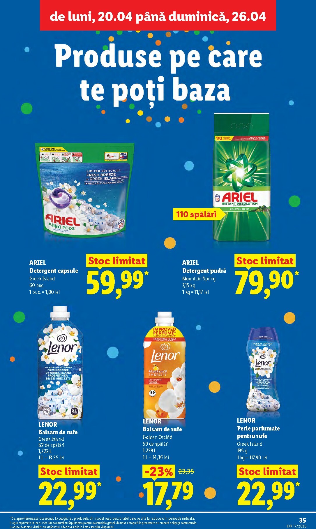 lidl - Lidl pliante pentru săptămâna viitoare de la luni 20.04.2026 până la duminică 26.04.2026 - page: 35