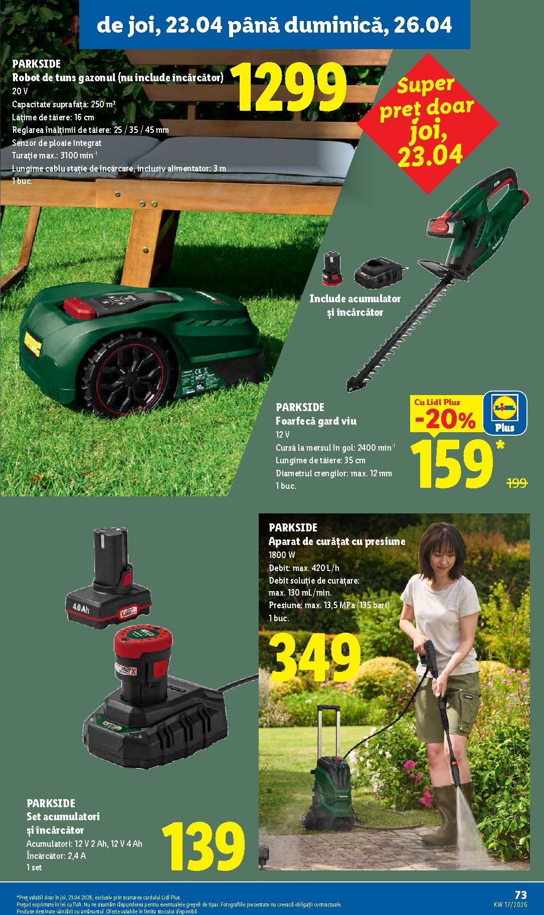 lidl - Lidl pliante pentru săptămâna viitoare de la luni 20.04.2026 până la duminică 26.04.2026 - page: 73