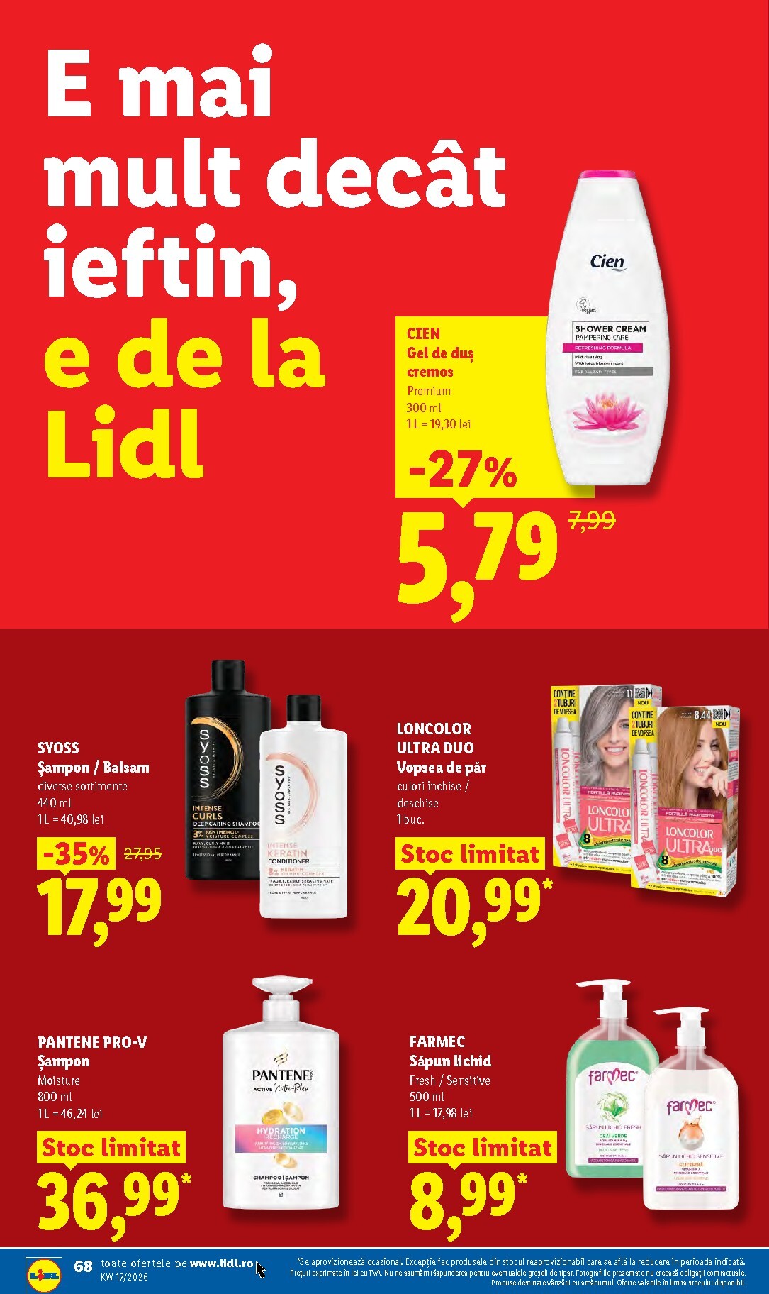 lidl - Lidl pliante pentru săptămâna viitoare de la luni 20.04.2026 până la duminică 26.04.2026 - page: 68