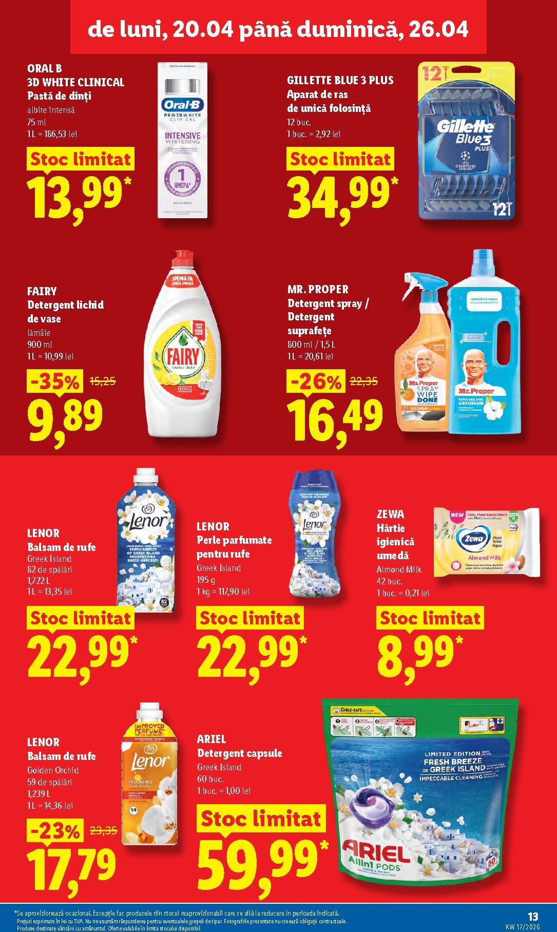 lidl - Lidl pliante pentru săptămâna viitoare de la luni 20.04.2026 până la duminică 26.04.2026 - page: 13