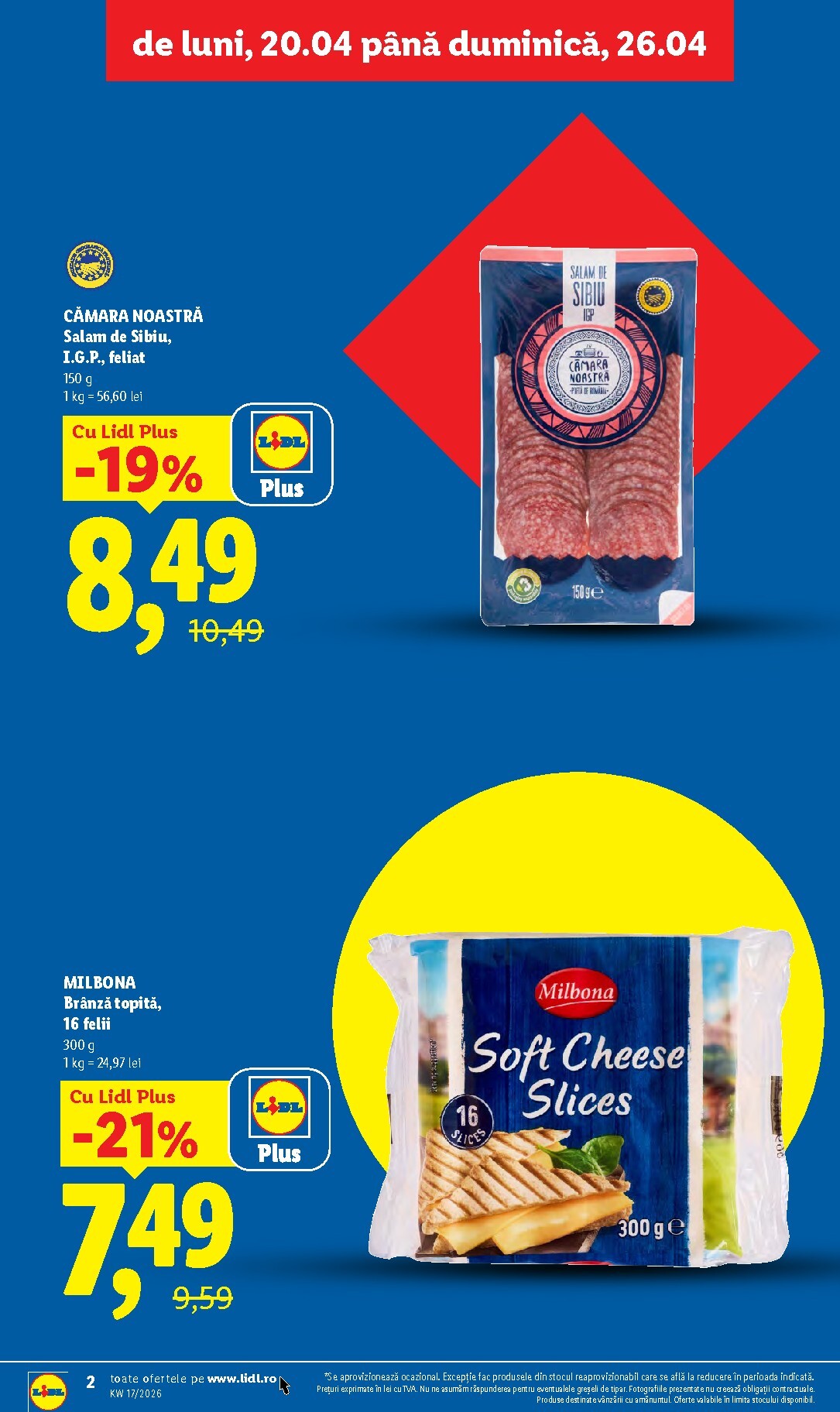 lidl - Lidl pliante pentru săptămâna viitoare de la luni 20.04.2026 până la duminică 26.04.2026 - page: 2