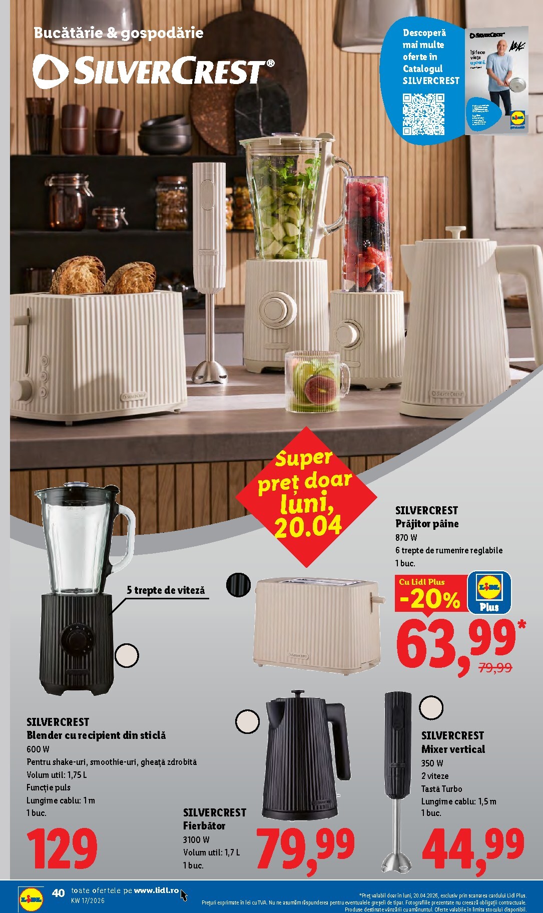 lidl - Lidl pliante pentru săptămâna viitoare de la luni 20.04.2026 până la duminică 26.04.2026 - page: 40