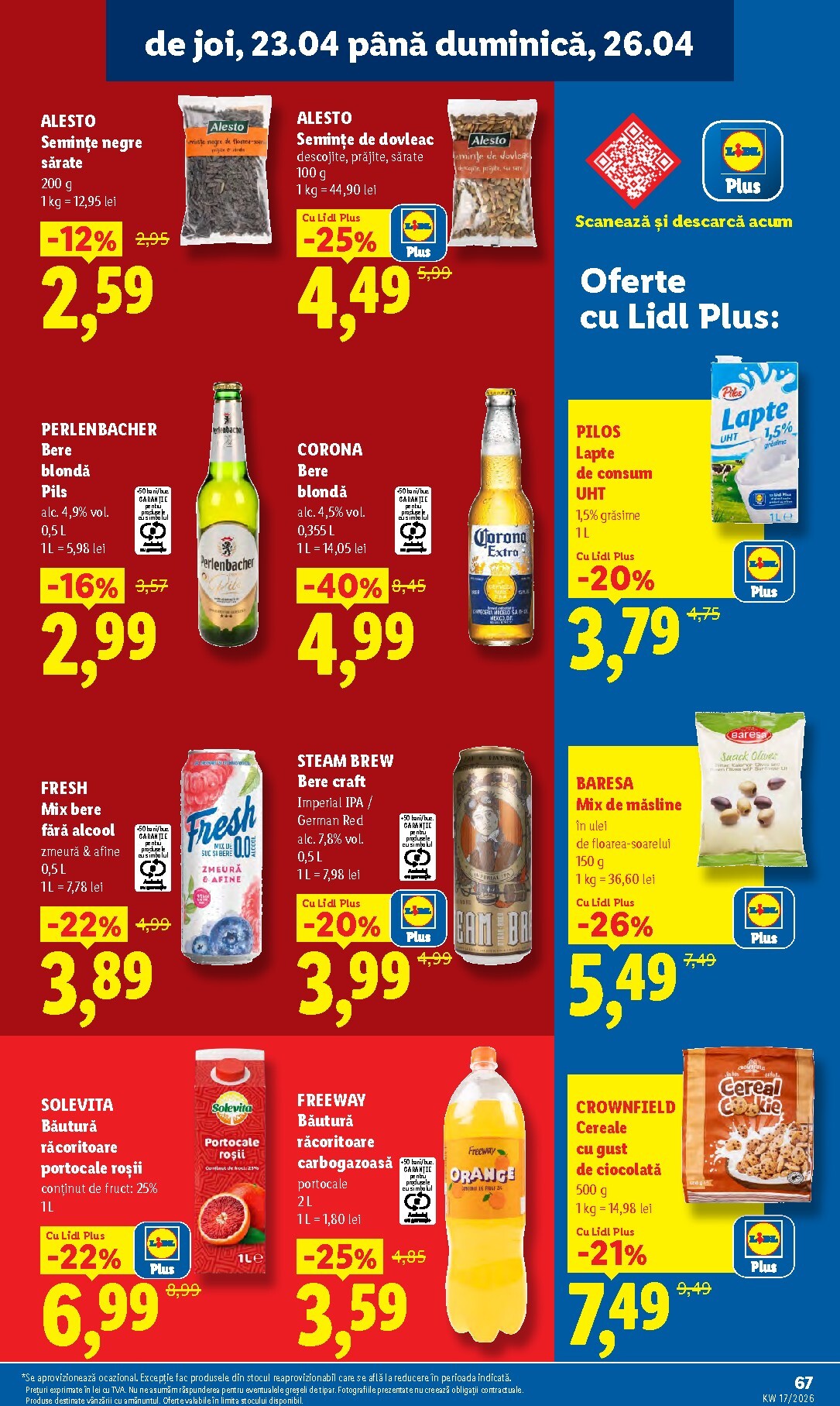 lidl - Lidl pliante pentru săptămâna viitoare de la luni 20.04.2026 până la duminică 26.04.2026 - page: 67