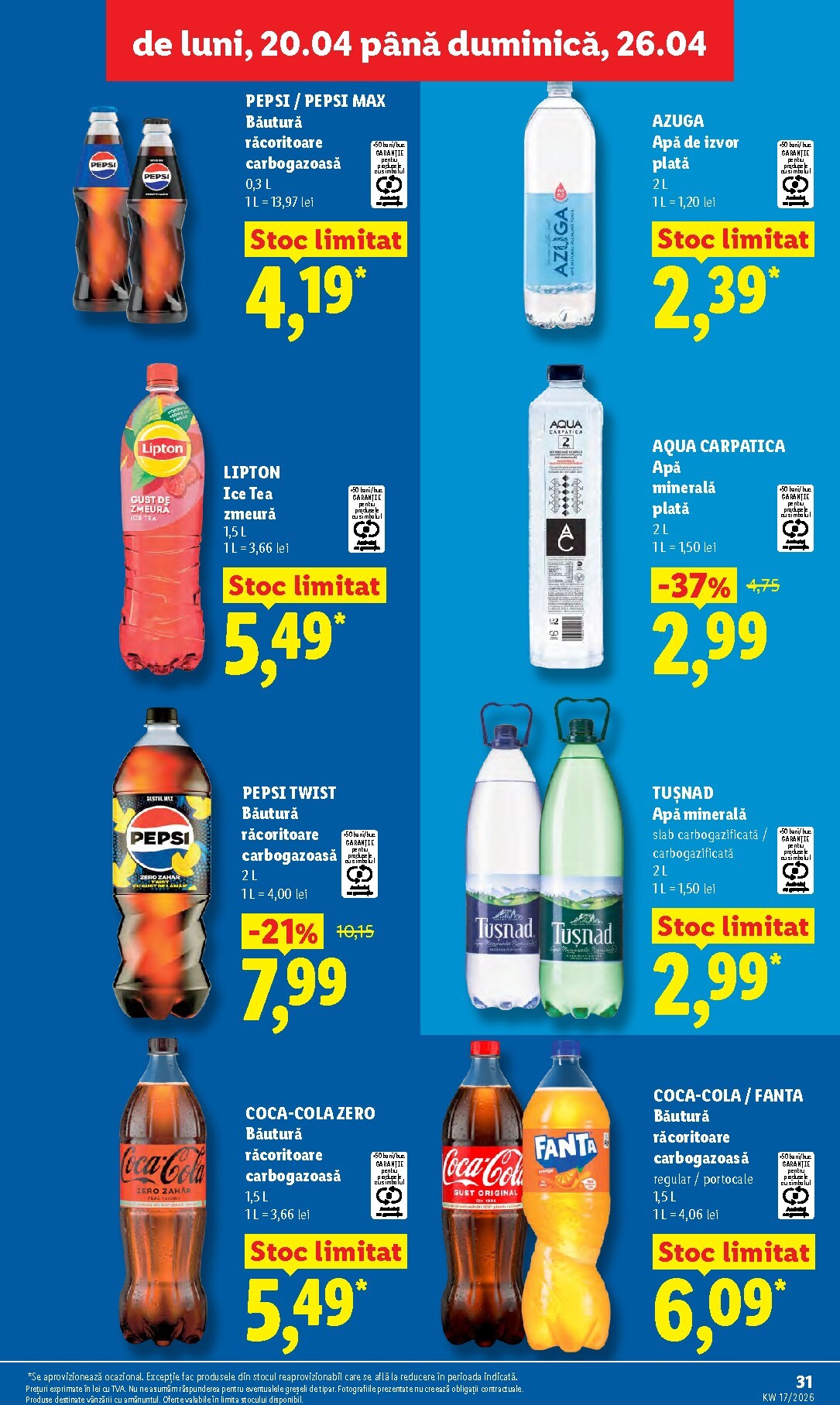 lidl - Lidl pliante pentru săptămâna viitoare de la luni 20.04.2026 până la duminică 26.04.2026 - page: 31