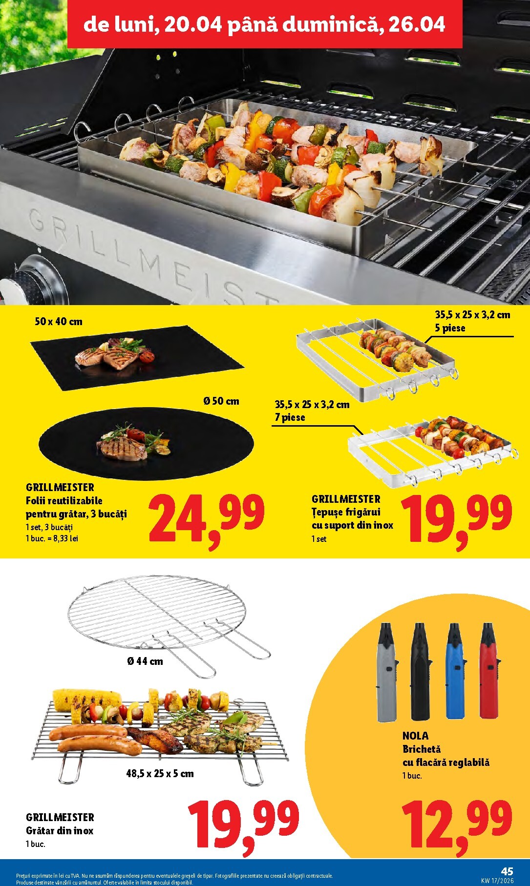lidl - Lidl pliante pentru săptămâna viitoare de la luni 20.04.2026 până la duminică 26.04.2026 - page: 45