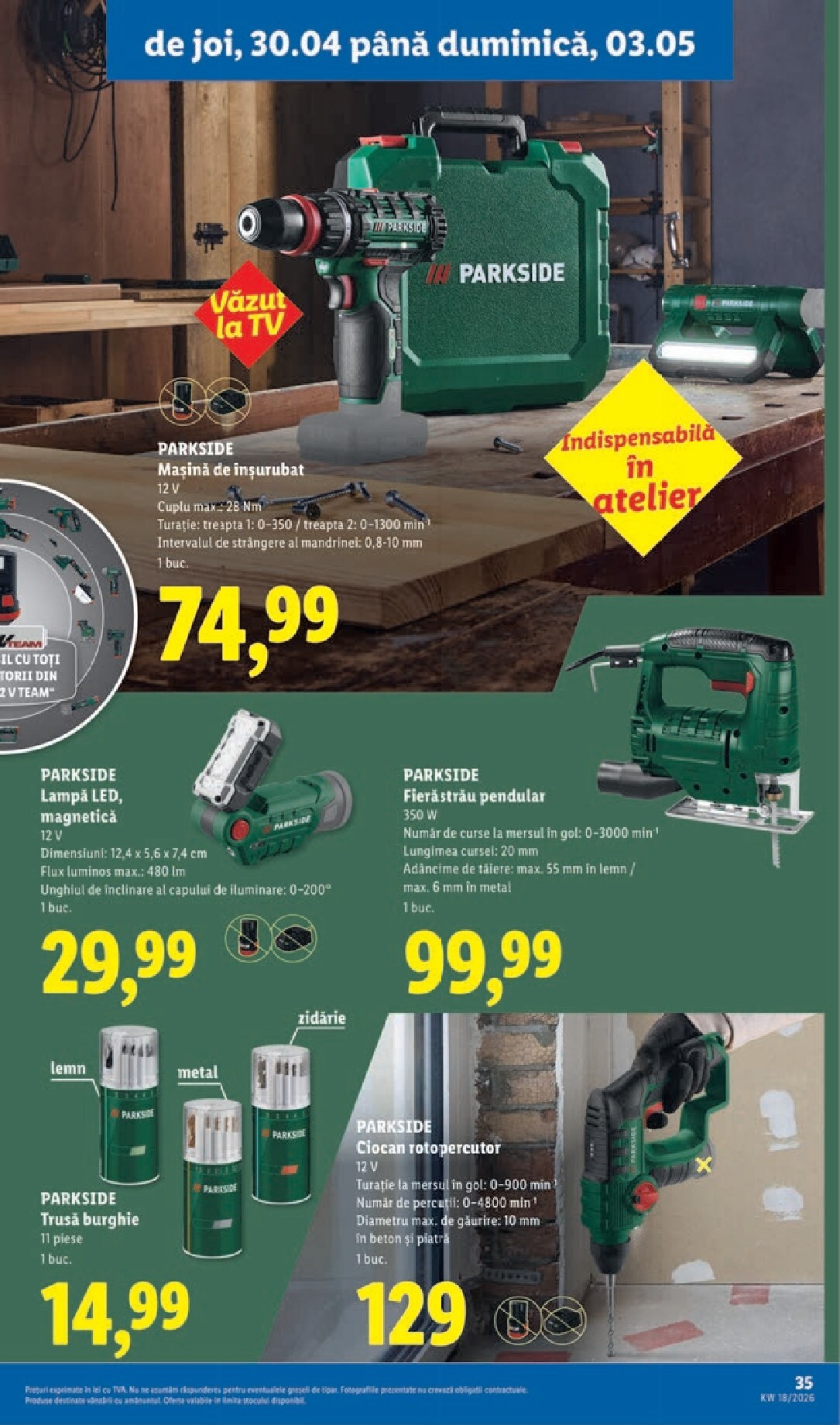 lidl - Lidl pliante pentru săptămâna viitoare de la luni 27.04.2026 până la duminică 03.05.2026 - page: 35