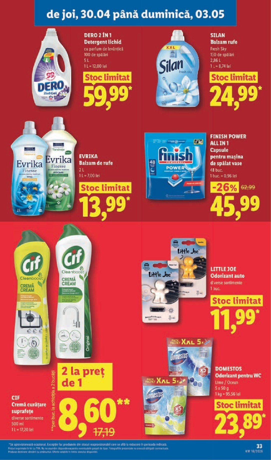 lidl - Lidl pliante pentru săptămâna viitoare de la luni 27.04.2026 până la duminică 03.05.2026 - page: 33