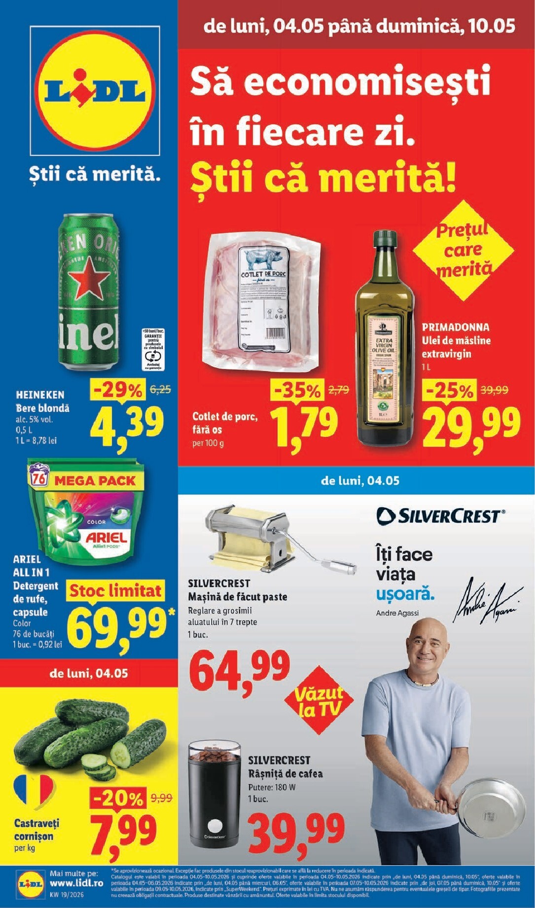 lidl - Lidl pliante pentru săptămâna viitoare de la luni 04.05.2026 până la duminică 10.05.2026
