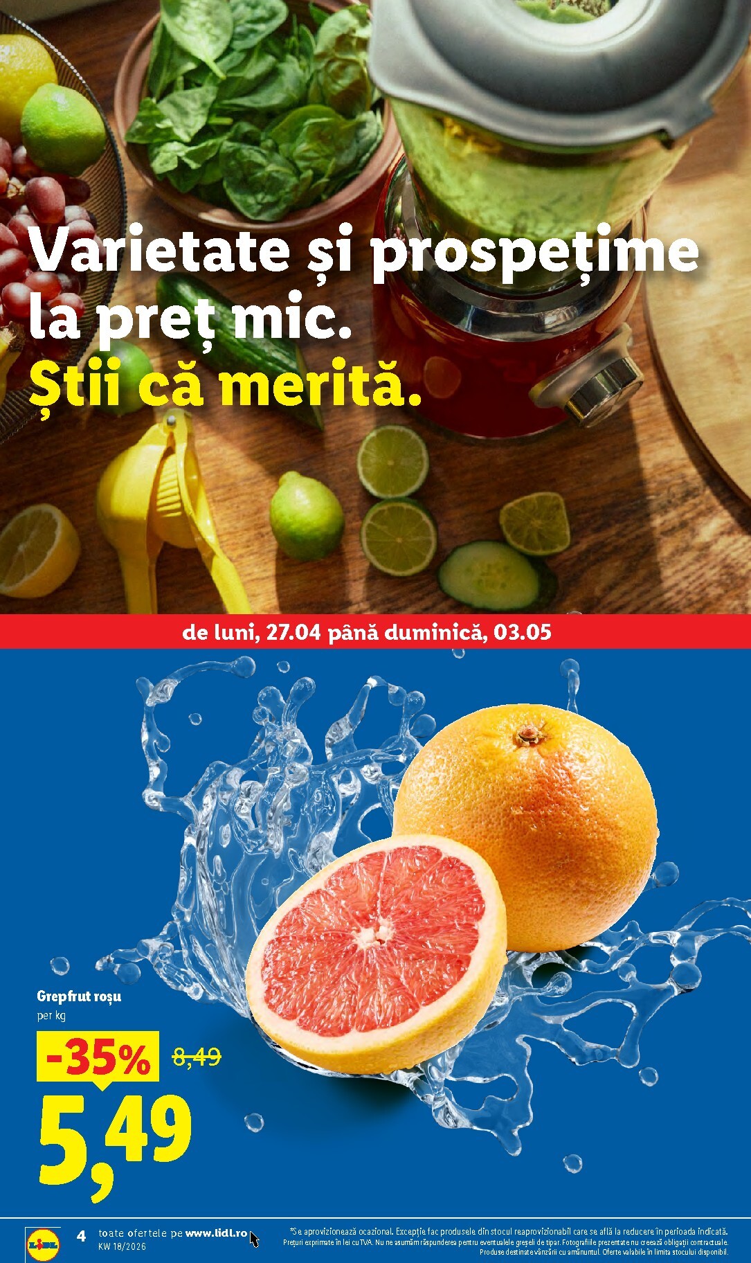 lidl - Brosura Lidl valabilă de la luni 27.04.2026 până la duminică 03.05.2026 - page: 4