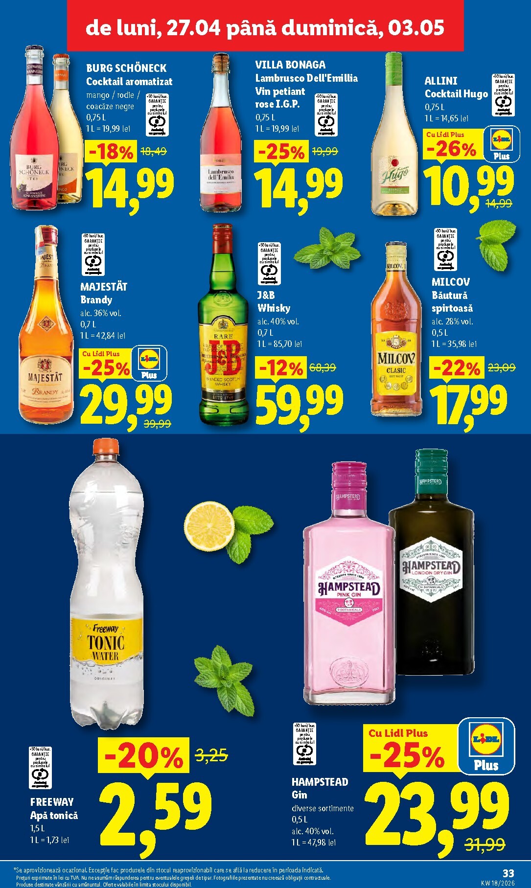 lidl - Brosura Lidl valabilă de la luni 27.04.2026 până la duminică 03.05.2026 - page: 33