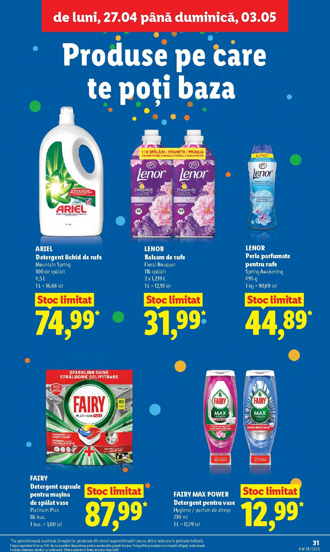 lidl - Brosura Lidl valabilă de la luni 27.04.2026 până la duminică 03.05.2026 - page: 31