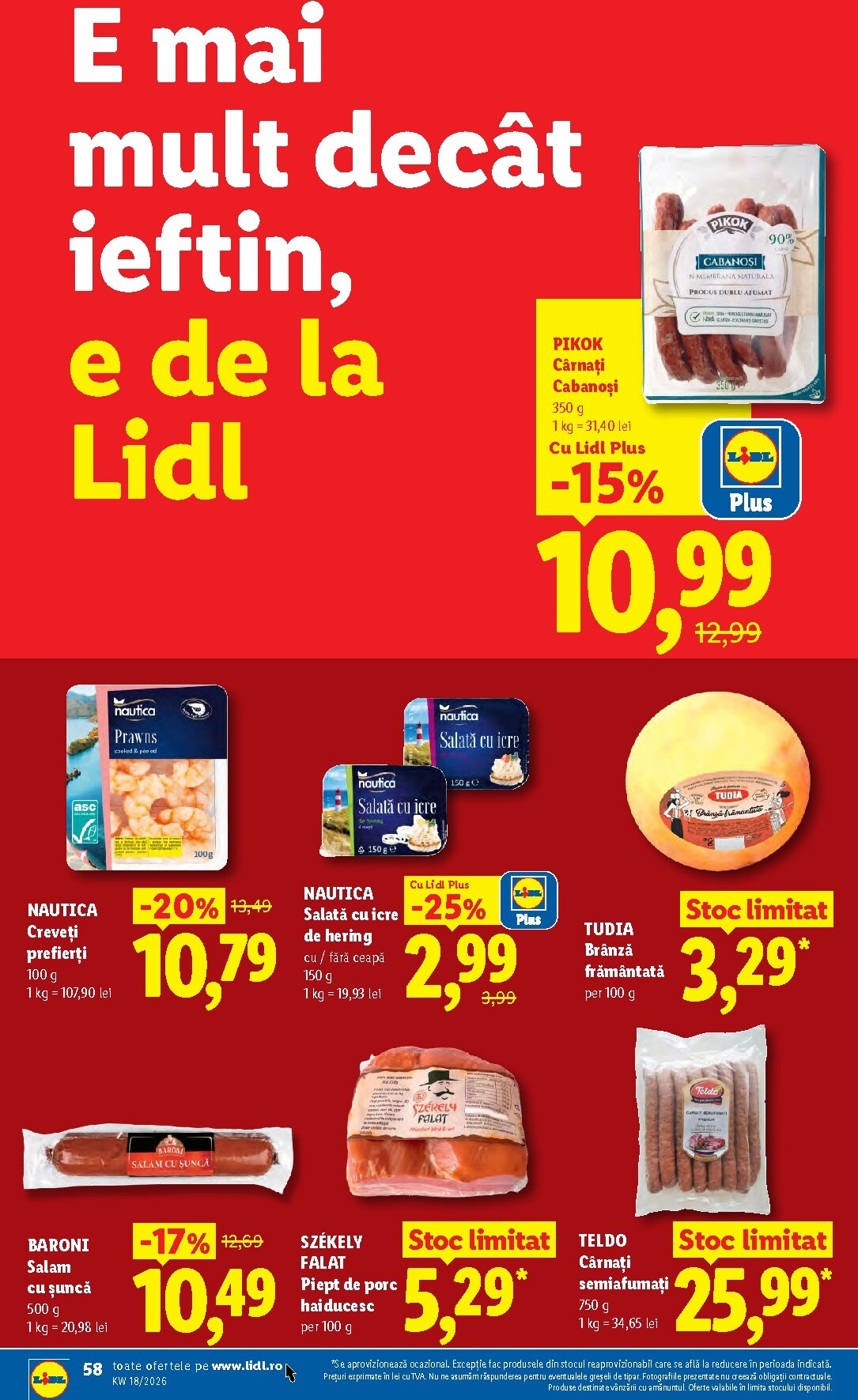 lidl - Brosura Lidl valabilă de la luni 27.04.2026 până la duminică 03.05.2026 - page: 58