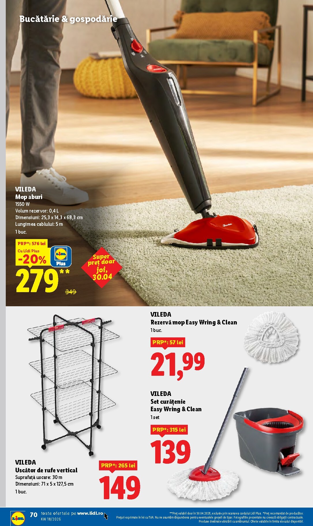 lidl - Brosura Lidl valabilă de la luni 27.04.2026 până la duminică 03.05.2026 - page: 70