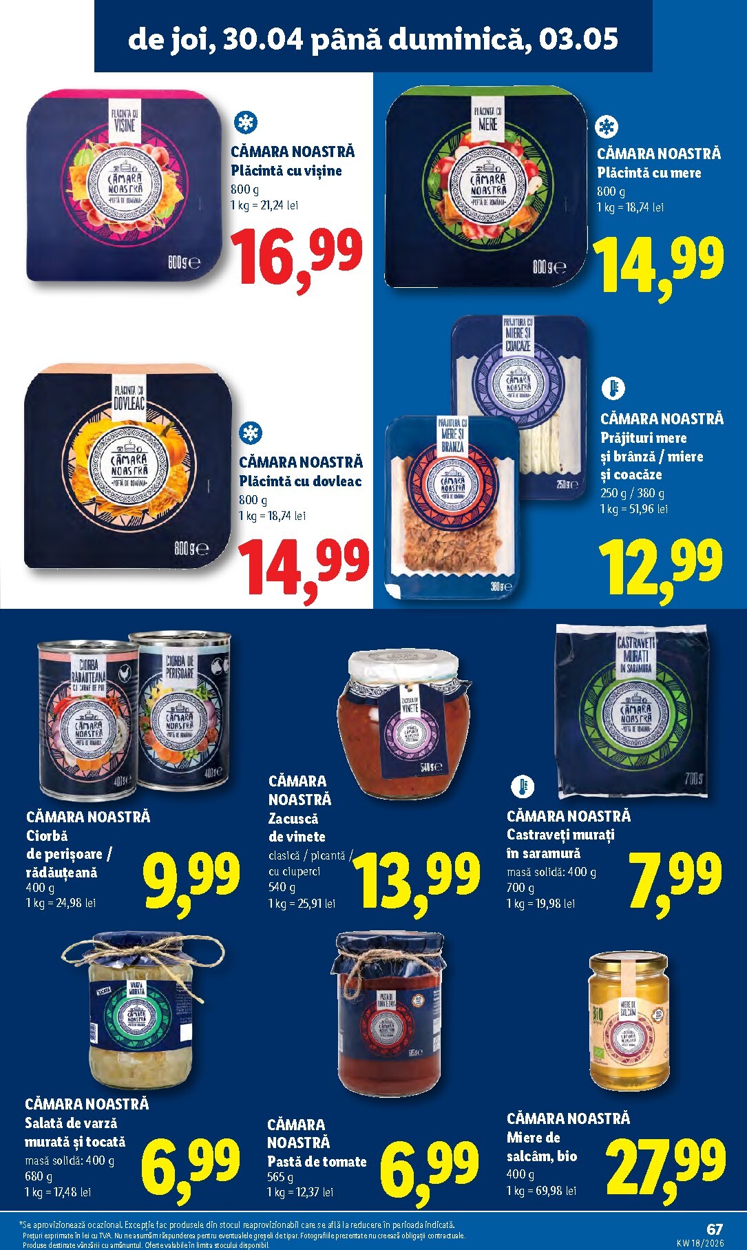 lidl - Brosura Lidl valabilă de la luni 27.04.2026 până la duminică 03.05.2026 - page: 67