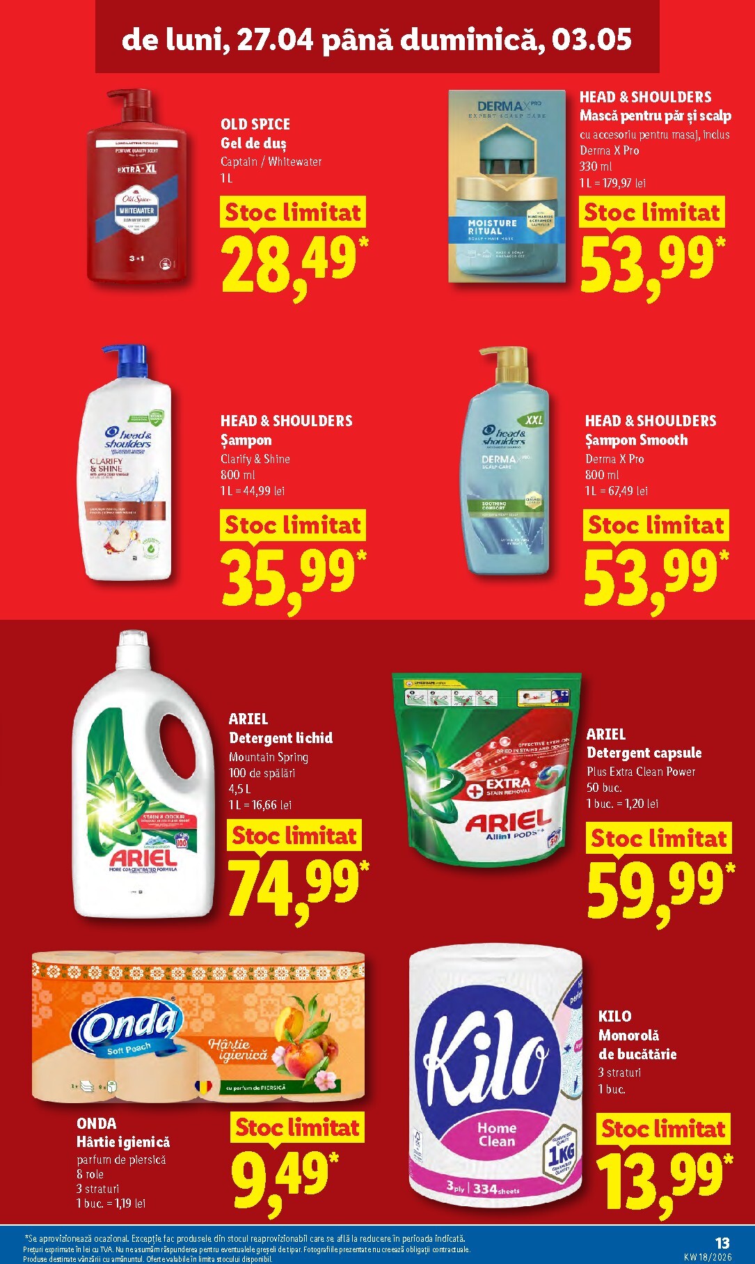 lidl - Brosura Lidl valabilă de la luni 27.04.2026 până la duminică 03.05.2026 - page: 13