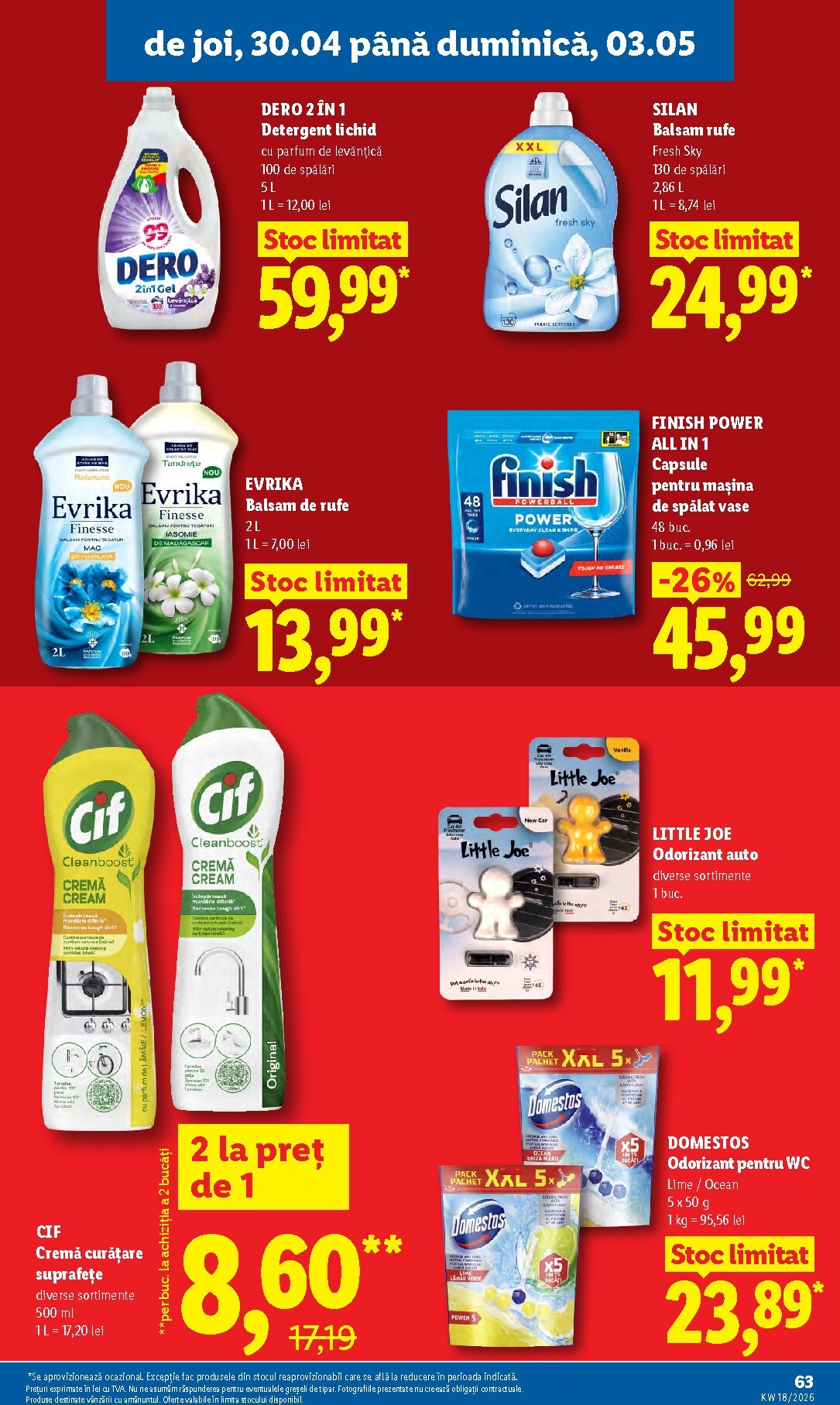 lidl - Brosura Lidl valabilă de la luni 27.04.2026 până la duminică 03.05.2026 - page: 63