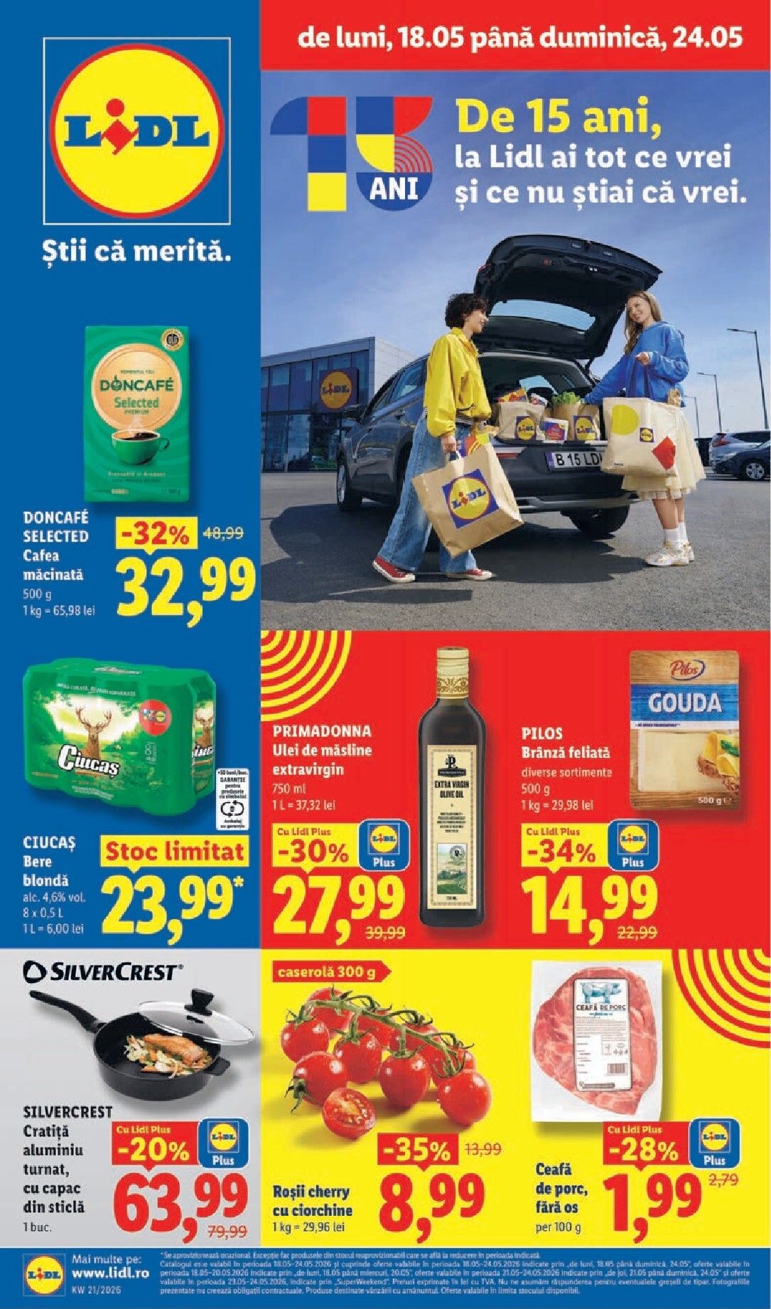 lidl - Lidl pliante pentru săptămâna viitoare de la luni 18.05.2026 până la duminică 24.05.2026