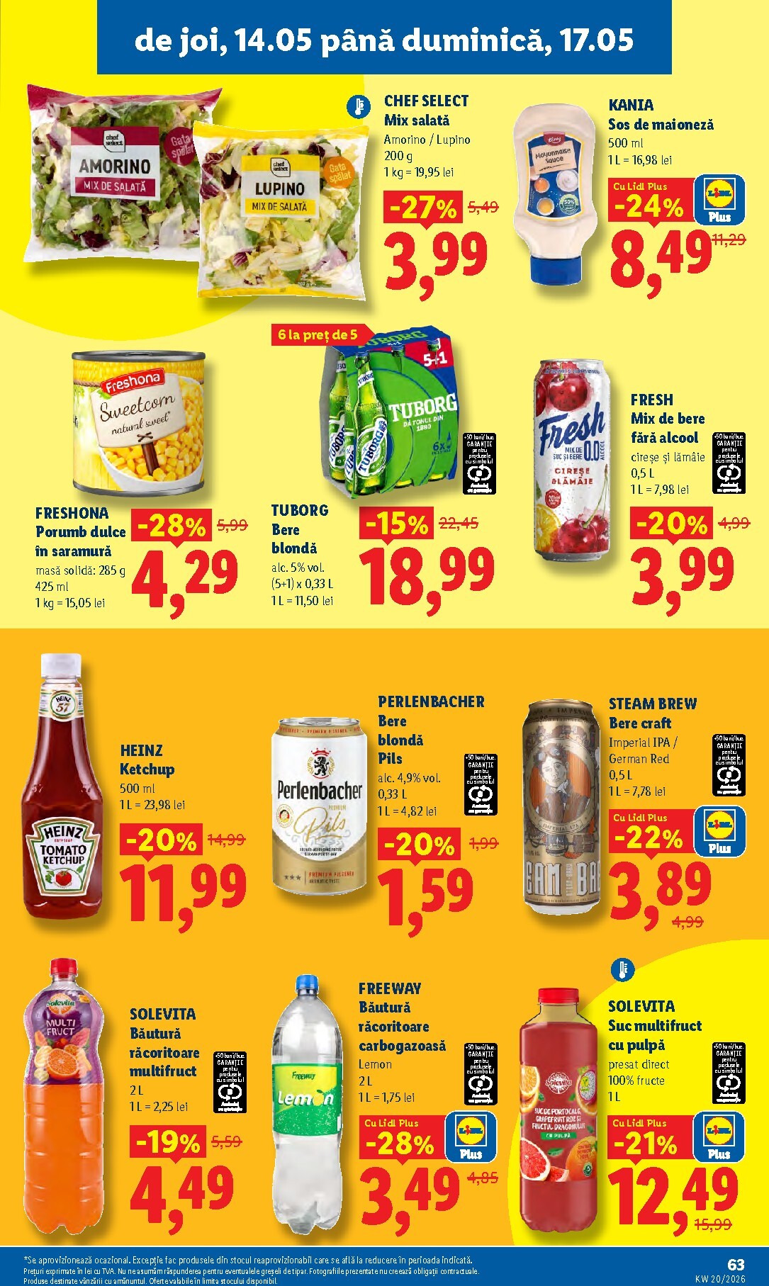 lidl - Brosura Lidl valabilă de la luni 11.05.2026 până la duminică 17.05.2026 - page: 63