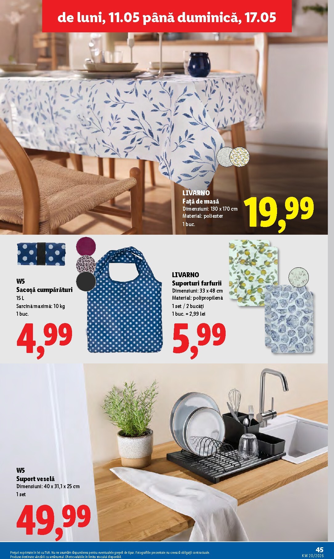 lidl - Brosura Lidl valabilă de la luni 11.05.2026 până la duminică 17.05.2026 - page: 45