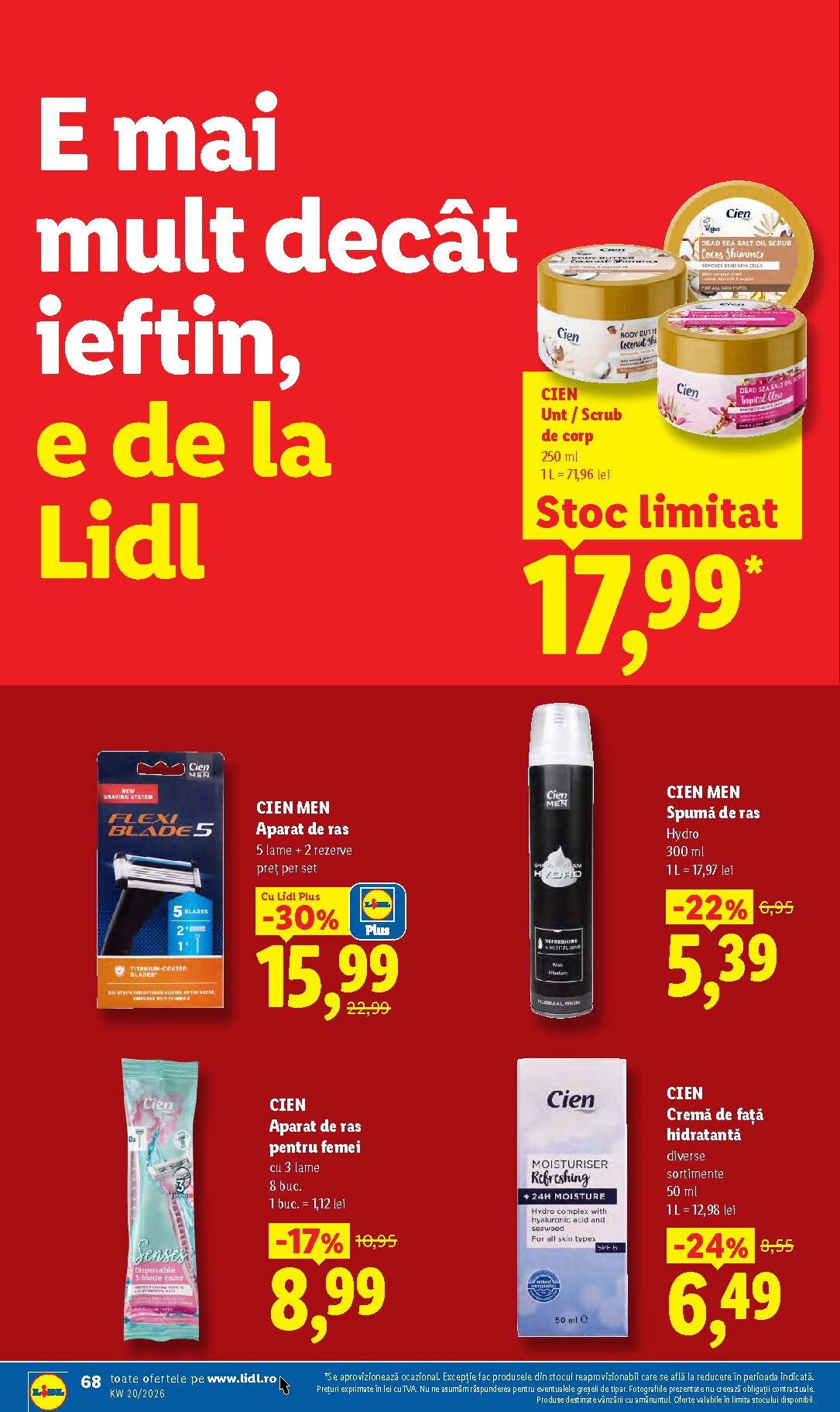 lidl - Brosura Lidl valabilă de la luni 11.05.2026 până la duminică 17.05.2026 - page: 68