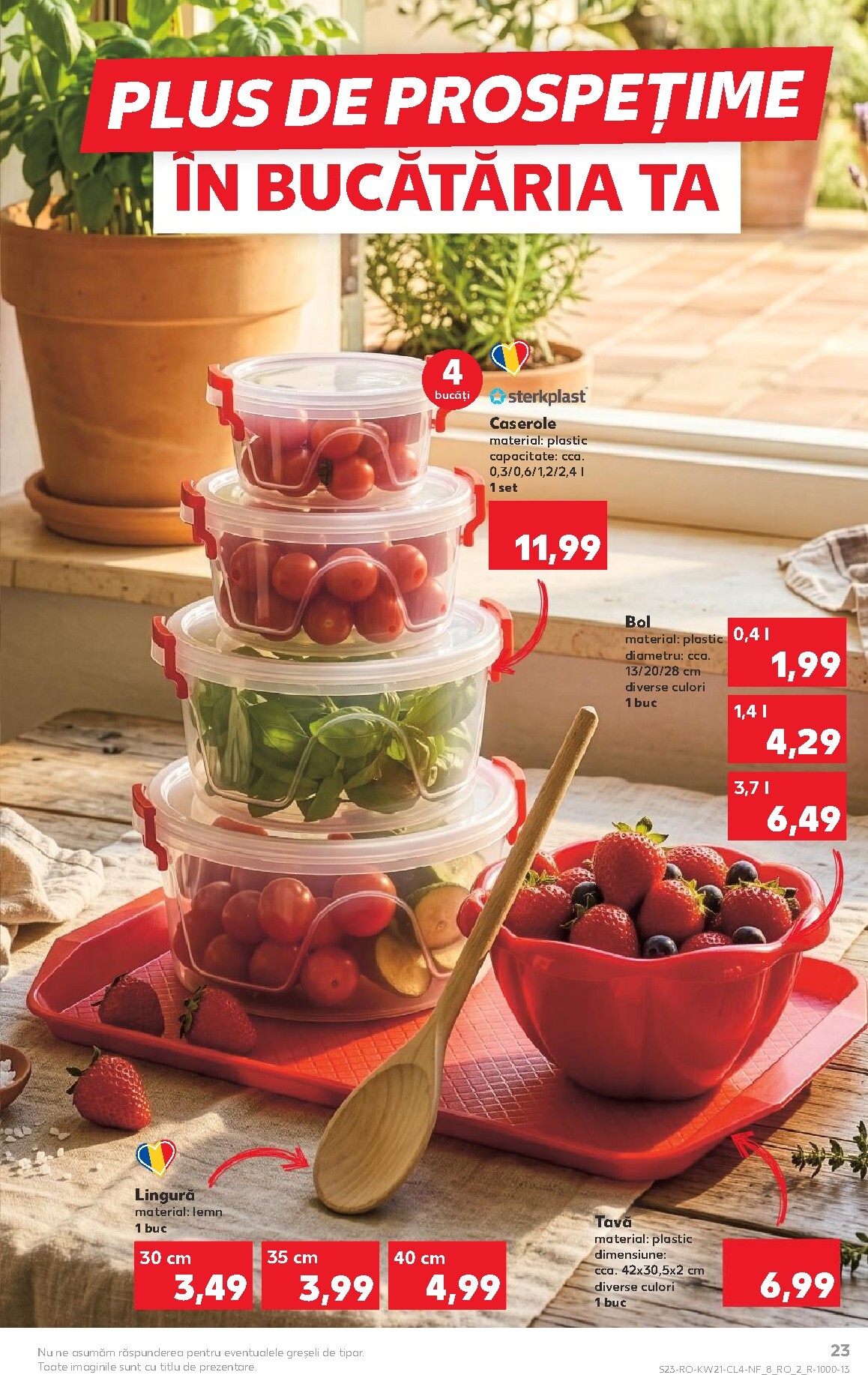 kaufland - Pliantele viitoare Kaufland - Nonfood valabil de la miercuri 20.05.2026 până la marți 26.05.2026 - page: 23