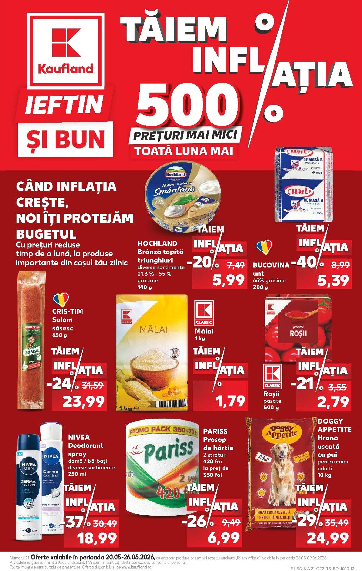 kaufland - Pliantele viitoare Kaufland valabil de la miercuri 20.05.2026 până la marți 26.05.2026
