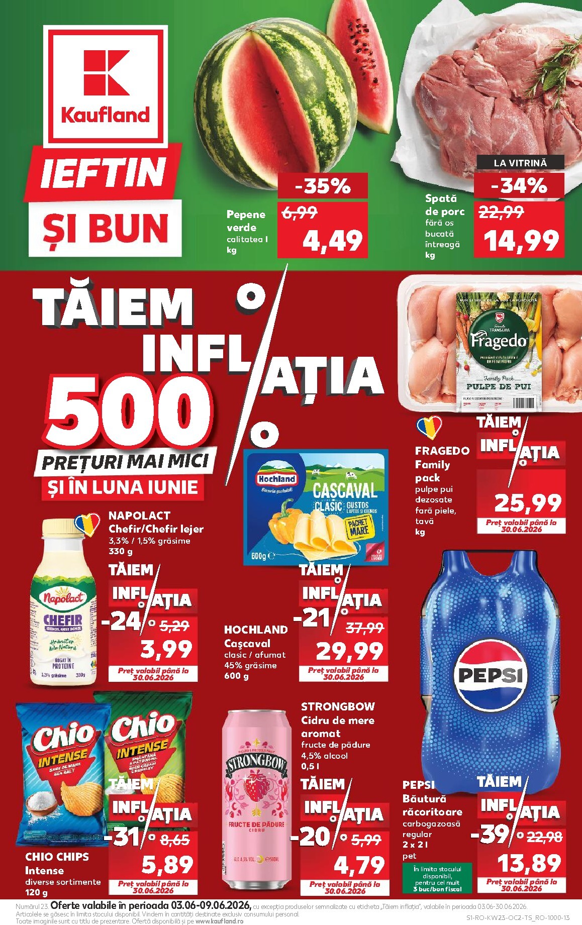kaufland - Kaufland pliante pentru săptămâna viitoare de la miercuri 03.06.2026 până la marți 09.06.2026 - page: 1